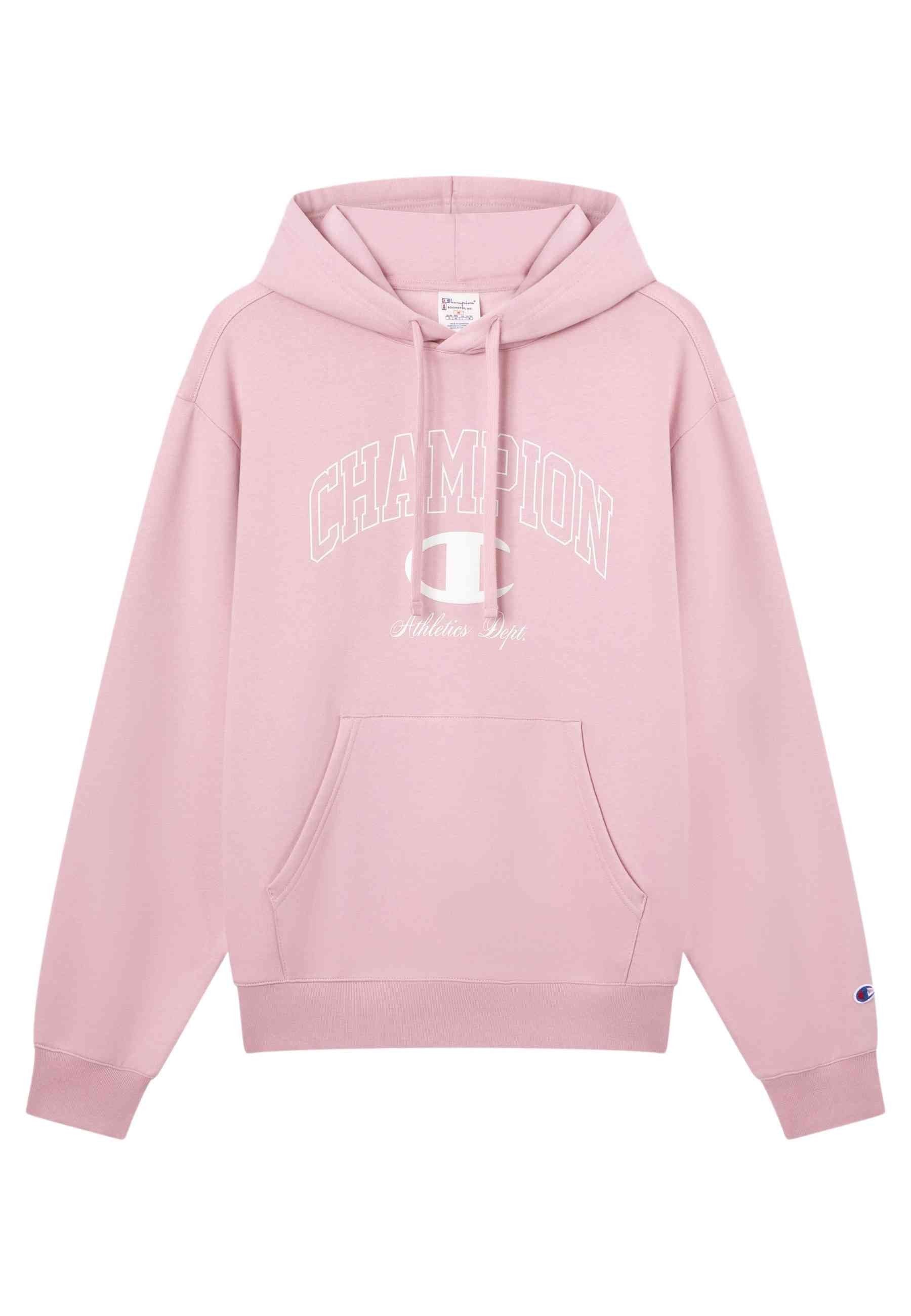 SUDADERA CHAMPION ROCHESTER ROSA STREET VARSITY LOGO HOODIE