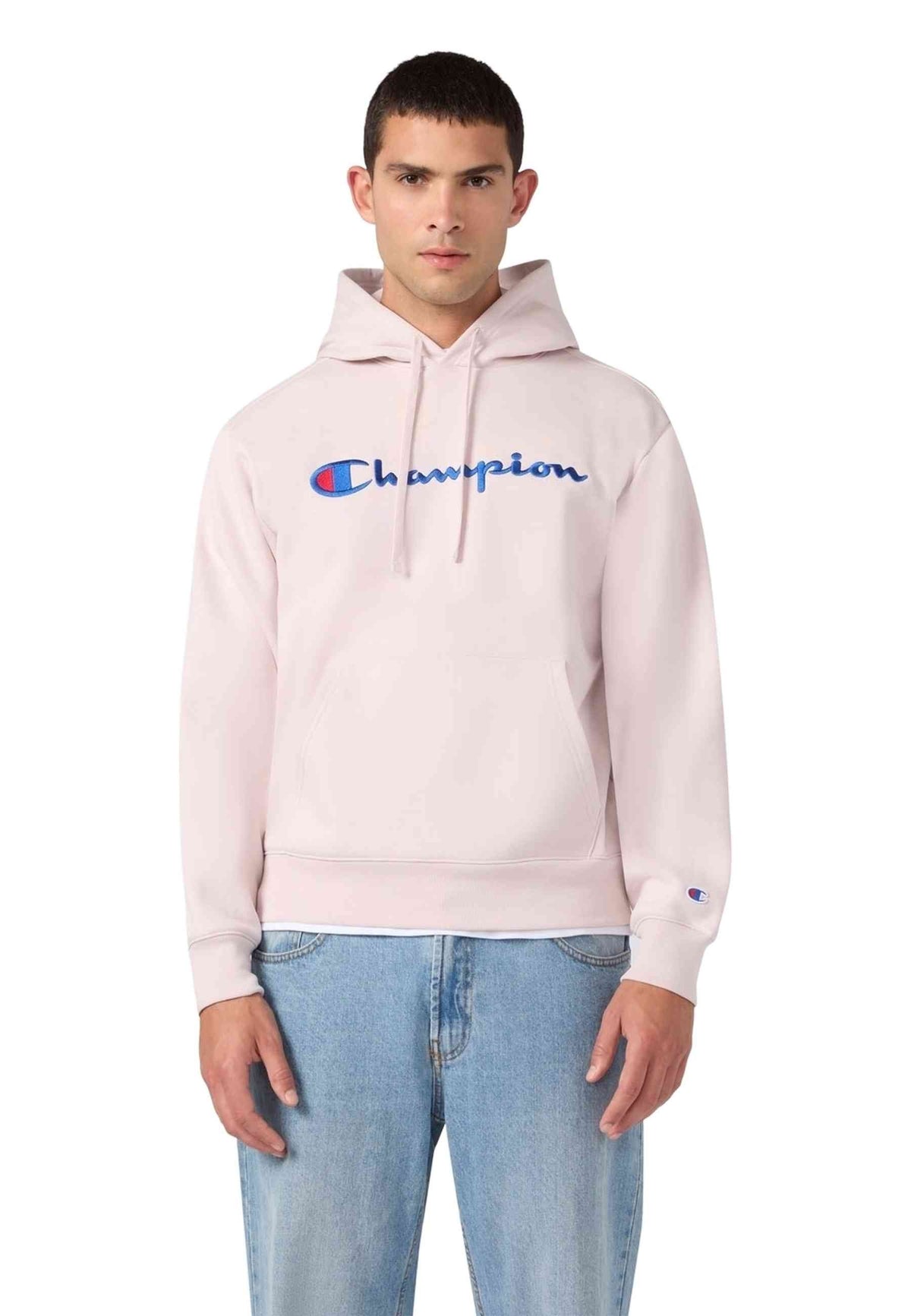 SUDADERA CHAMPION ROSA EMBROIDERED LOGO HOODIE