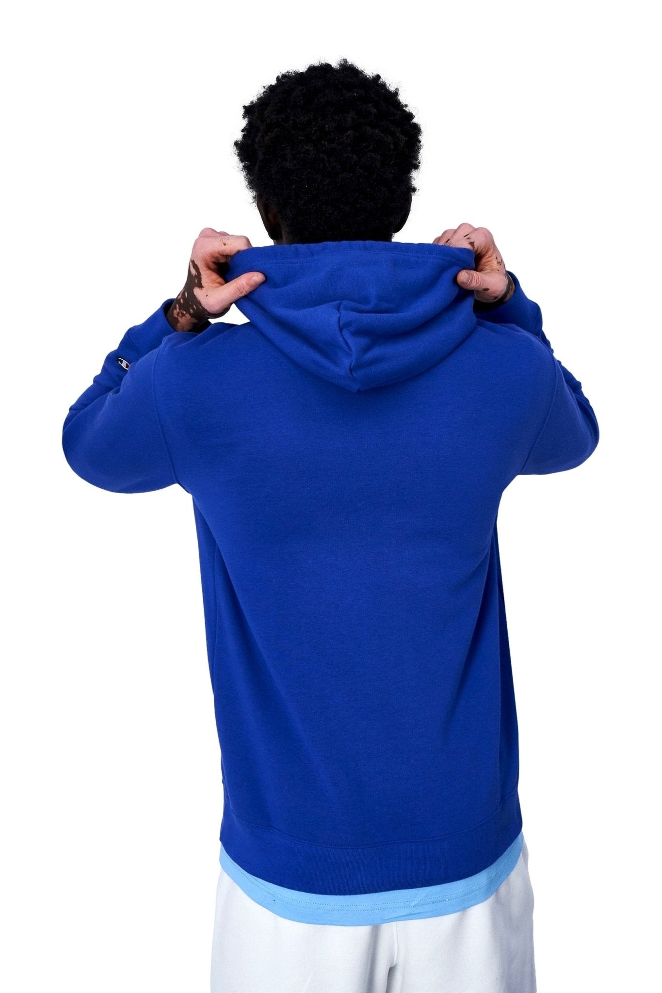 SUDADERA CHAMPION ROYAL EMBROIDERED LOGO HOODED SWEATSHIRT - AREA ZERO