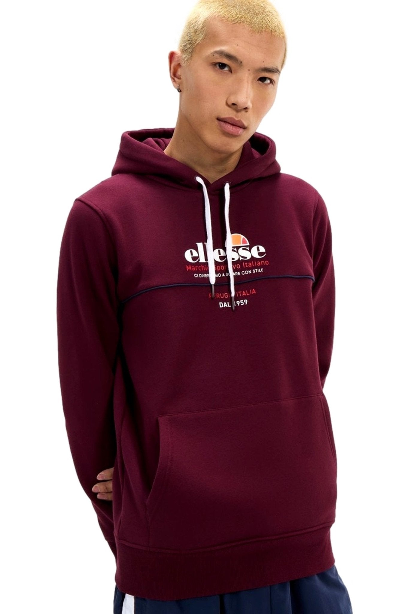 SUDADERA ELLESSE GRANATE MVELLO HOODIE - AREA ZERO