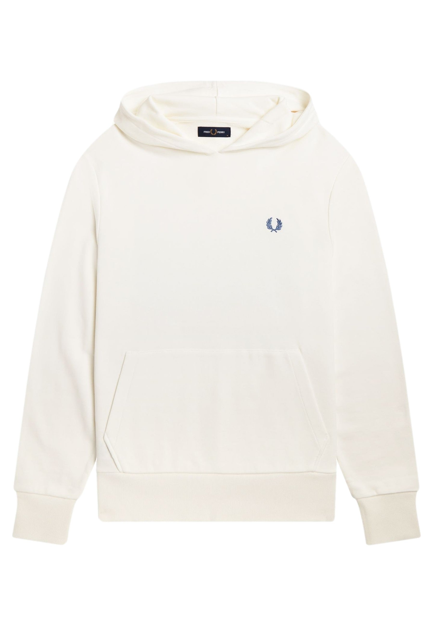 SUDADERA FRED PERRY BLANCA LAUREL WREATH HOODED SWEAT