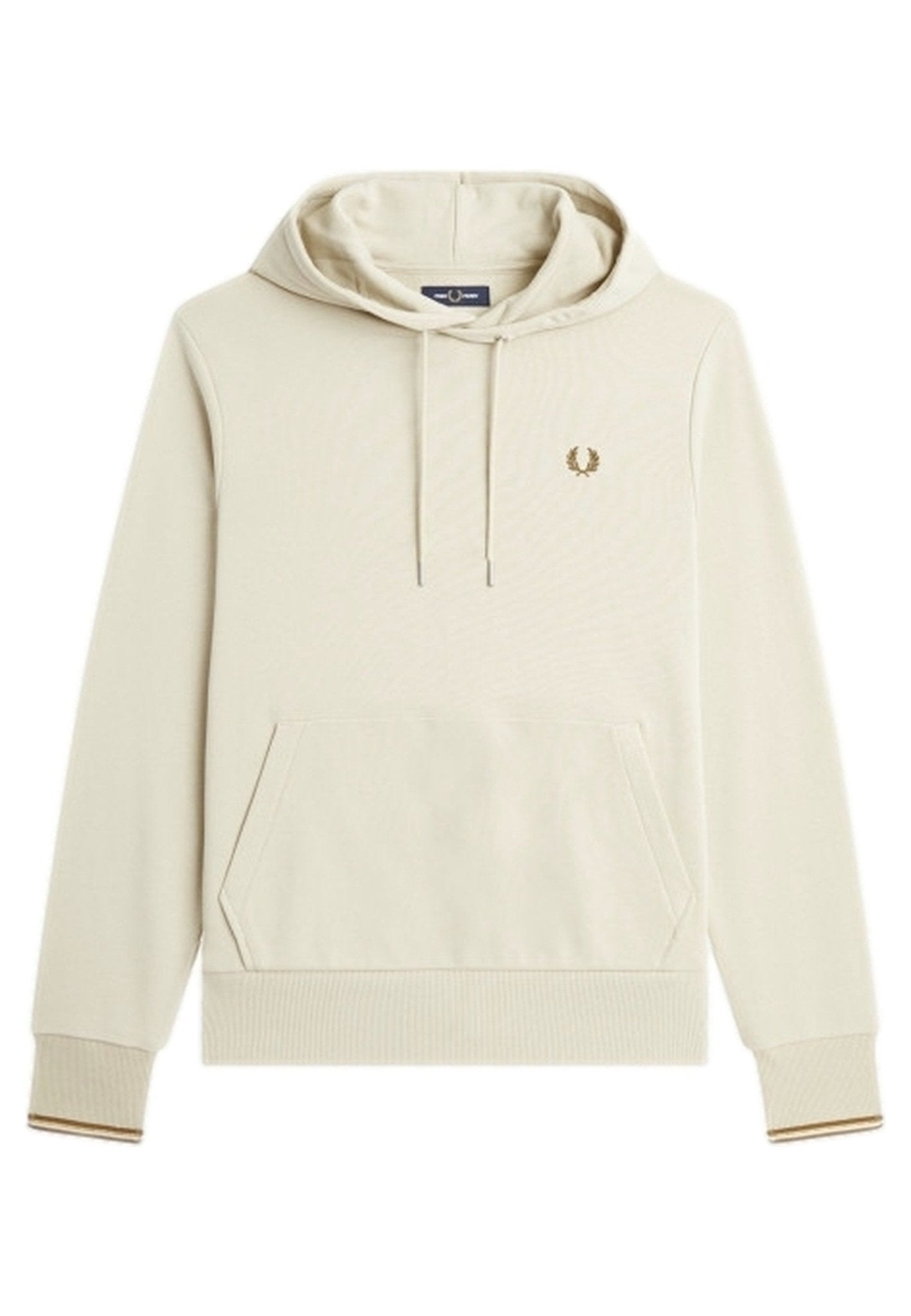 SUDADERA FRED PERRY CRUDA TIPPED HOODED SWEATSHIRT - AREA ZERO