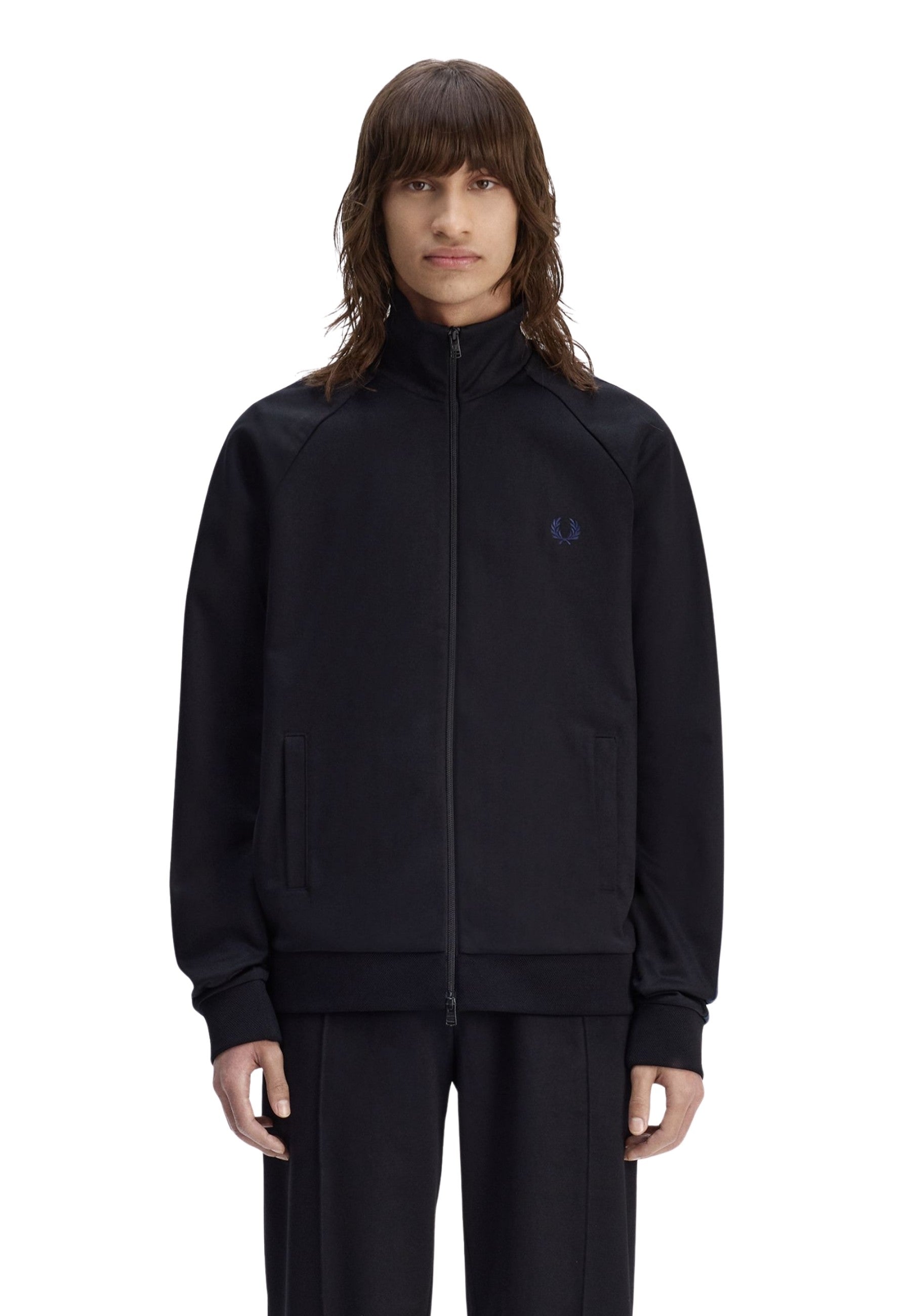 SUDADERA FRED PERRY NEGRA BOLD BRANDING HOODED SWEATSHIRT