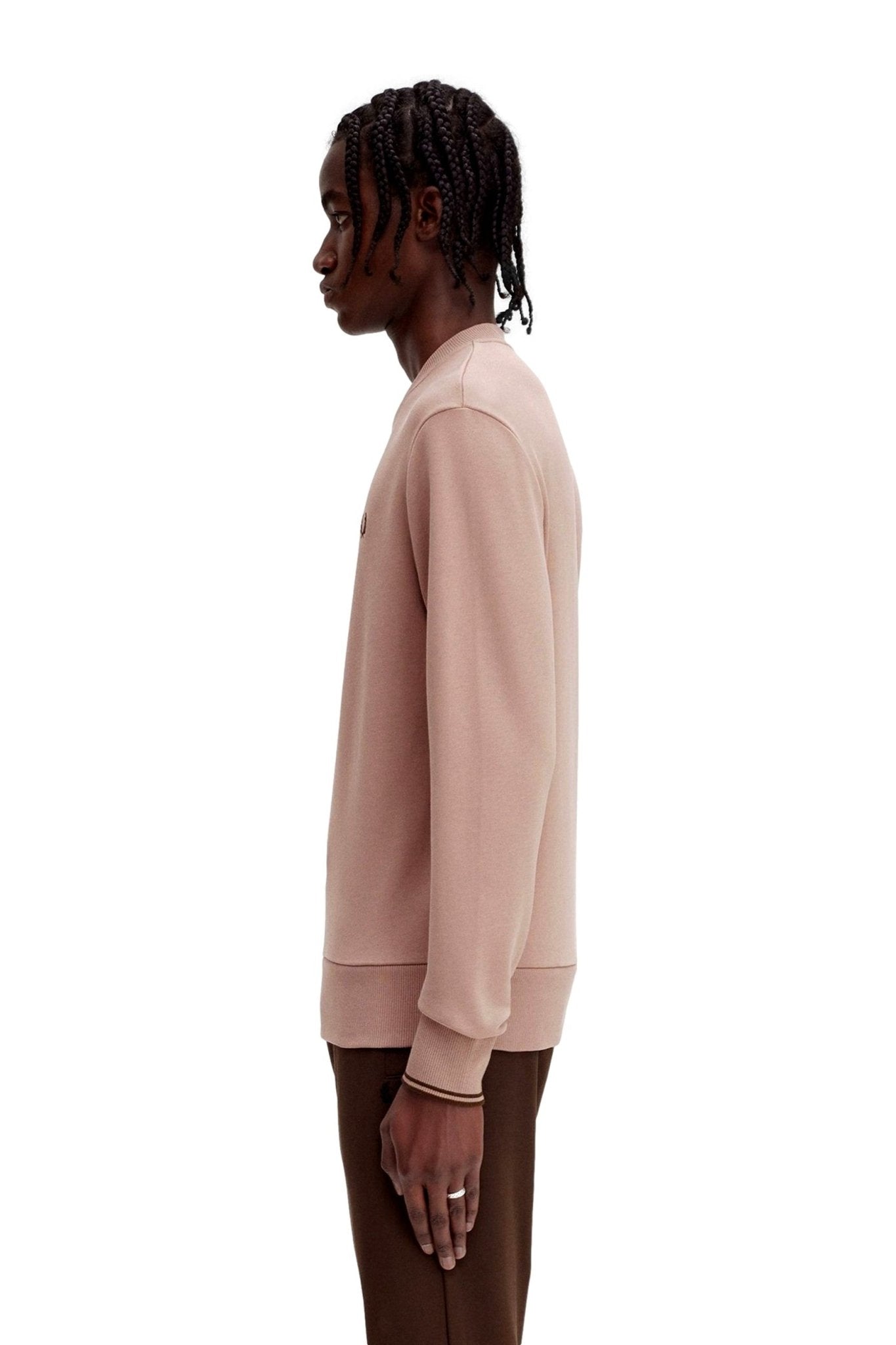 SUDADERA FRED PERRY ROSA CREWNECK SWEATSHIRT - AREA ZERO