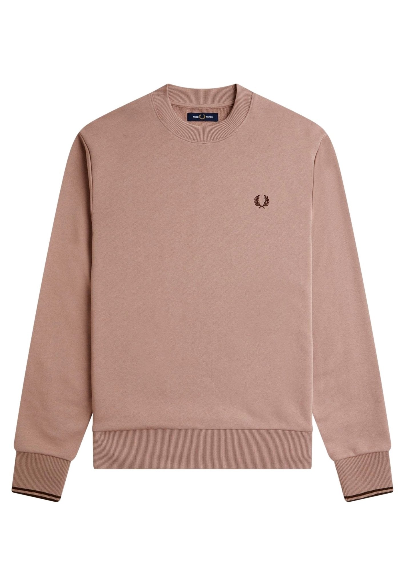 SUDADERA FRED PERRY ROSA CREWNECK SWEATSHIRT - AREA ZERO
