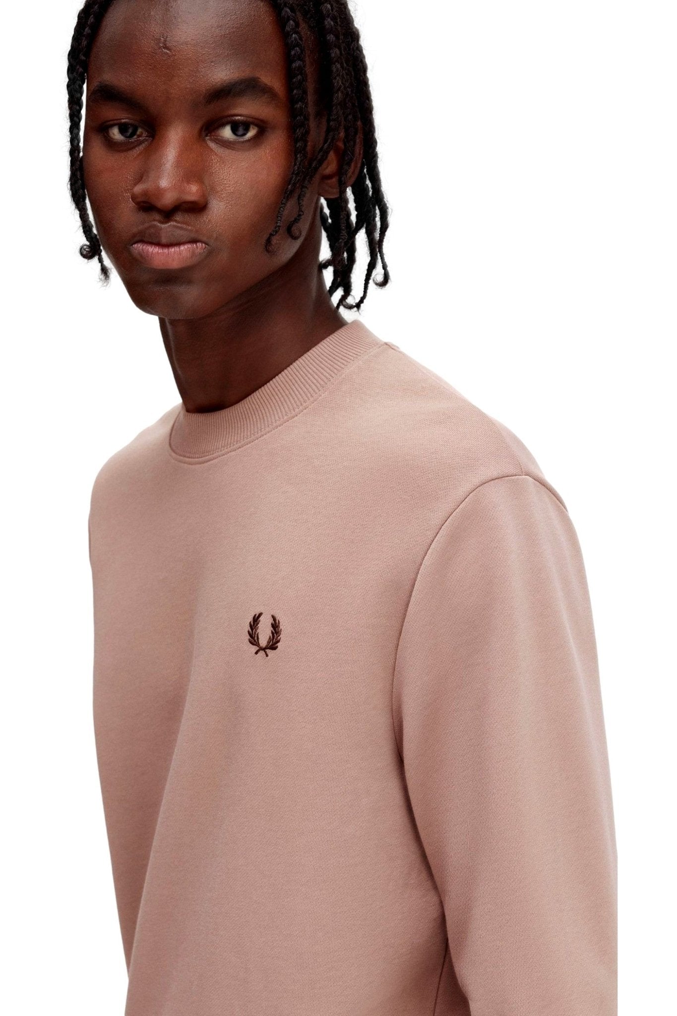 SUDADERA FRED PERRY ROSA CREWNECK SWEATSHIRT - AREA ZERO
