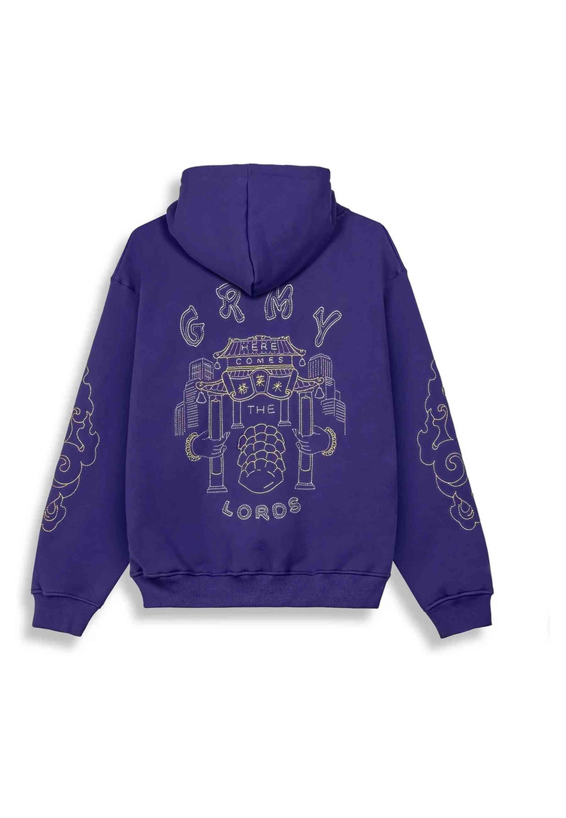 SUDADERA GRIMEY AZUL SAMPANS REGULAR HOODIE