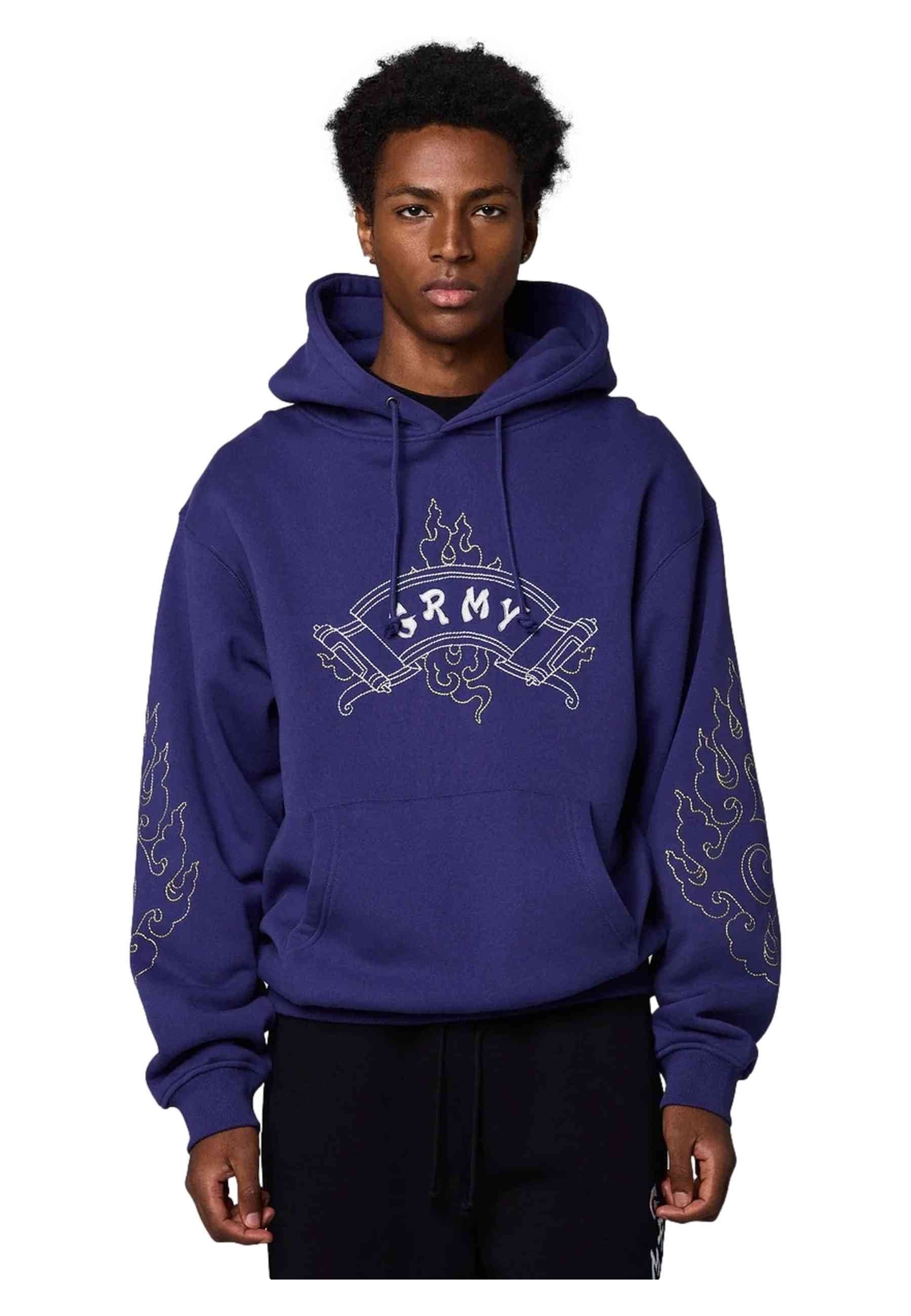 SUDADERA GRIMEY AZUL SAMPANS REGULAR HOODIE