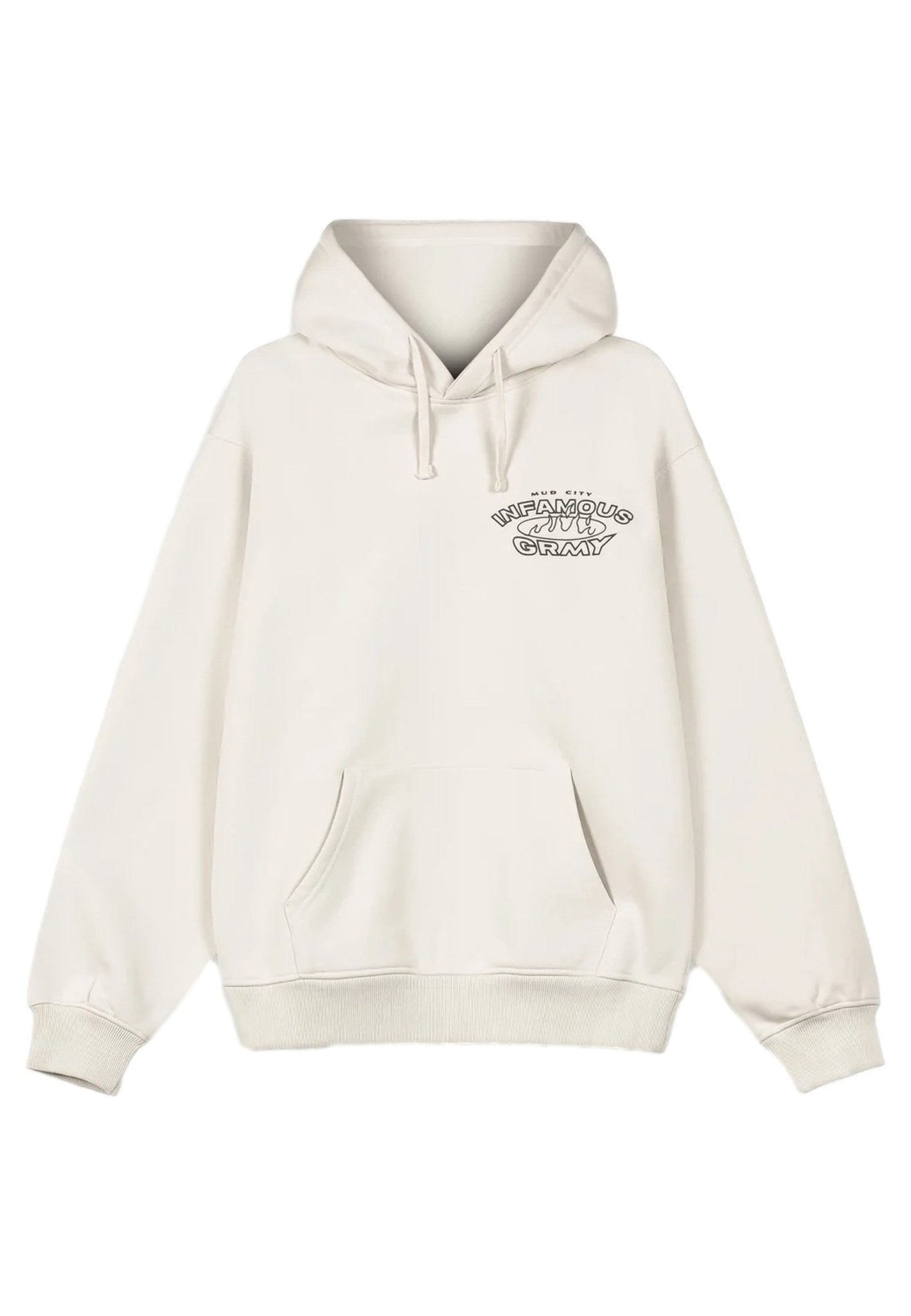 SUDADERA GRIMEY BLANCA MADRID THE CONNOISSEUR HEAVYWEIGHT HOODIE - AREA ZERO