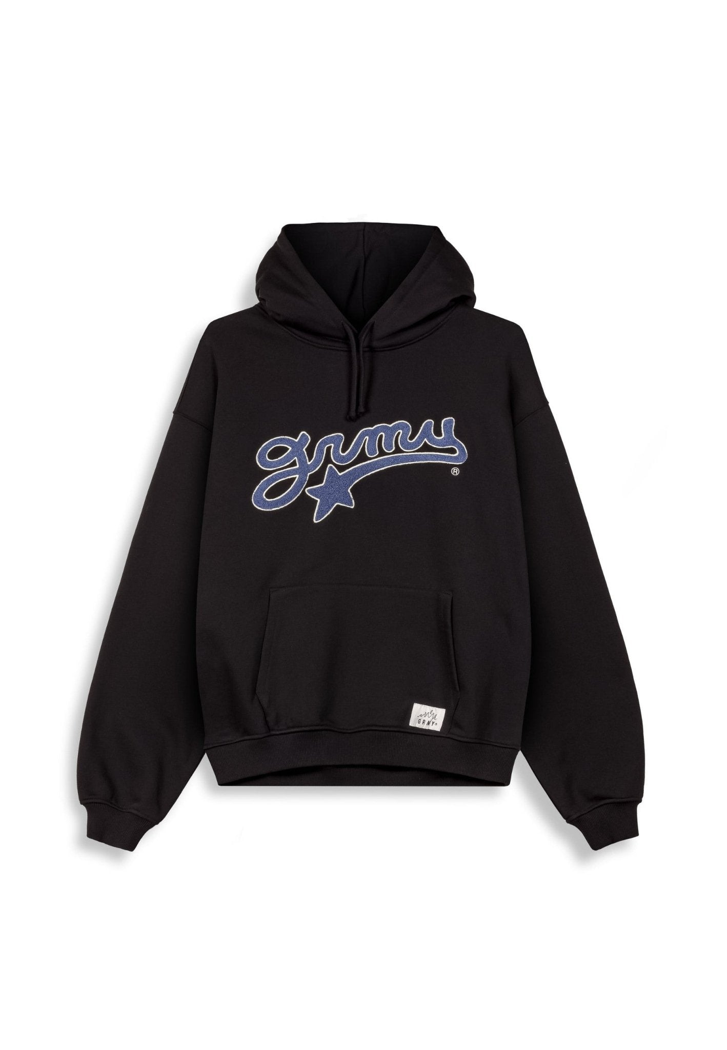 SUDADERA GRIMEY NEGRA MUDS THE RESIDENCE MADRID BOXY HOODIE - AREA ZERO