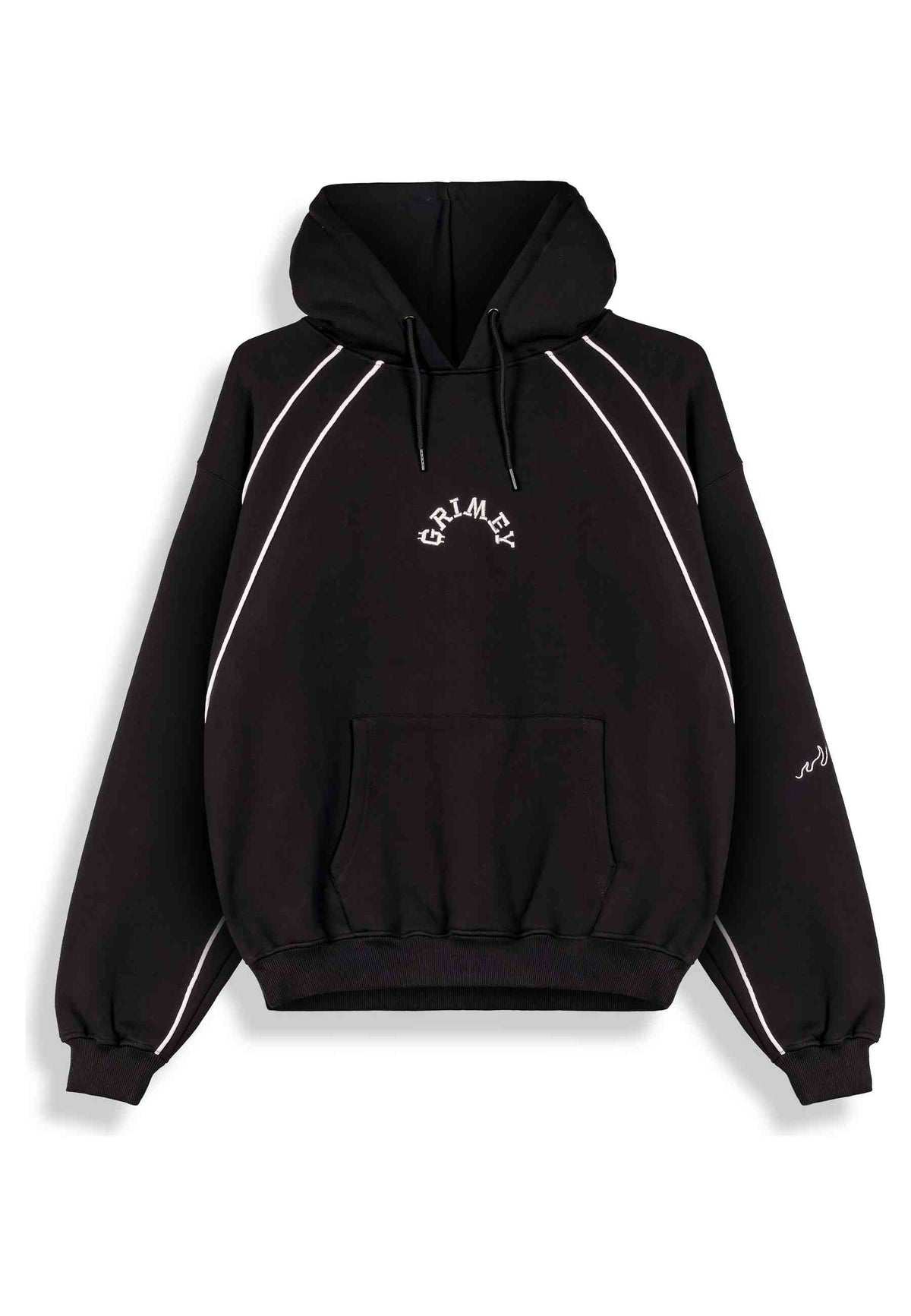 sudadera Grimey The Infamous Boxy Hoodie negra