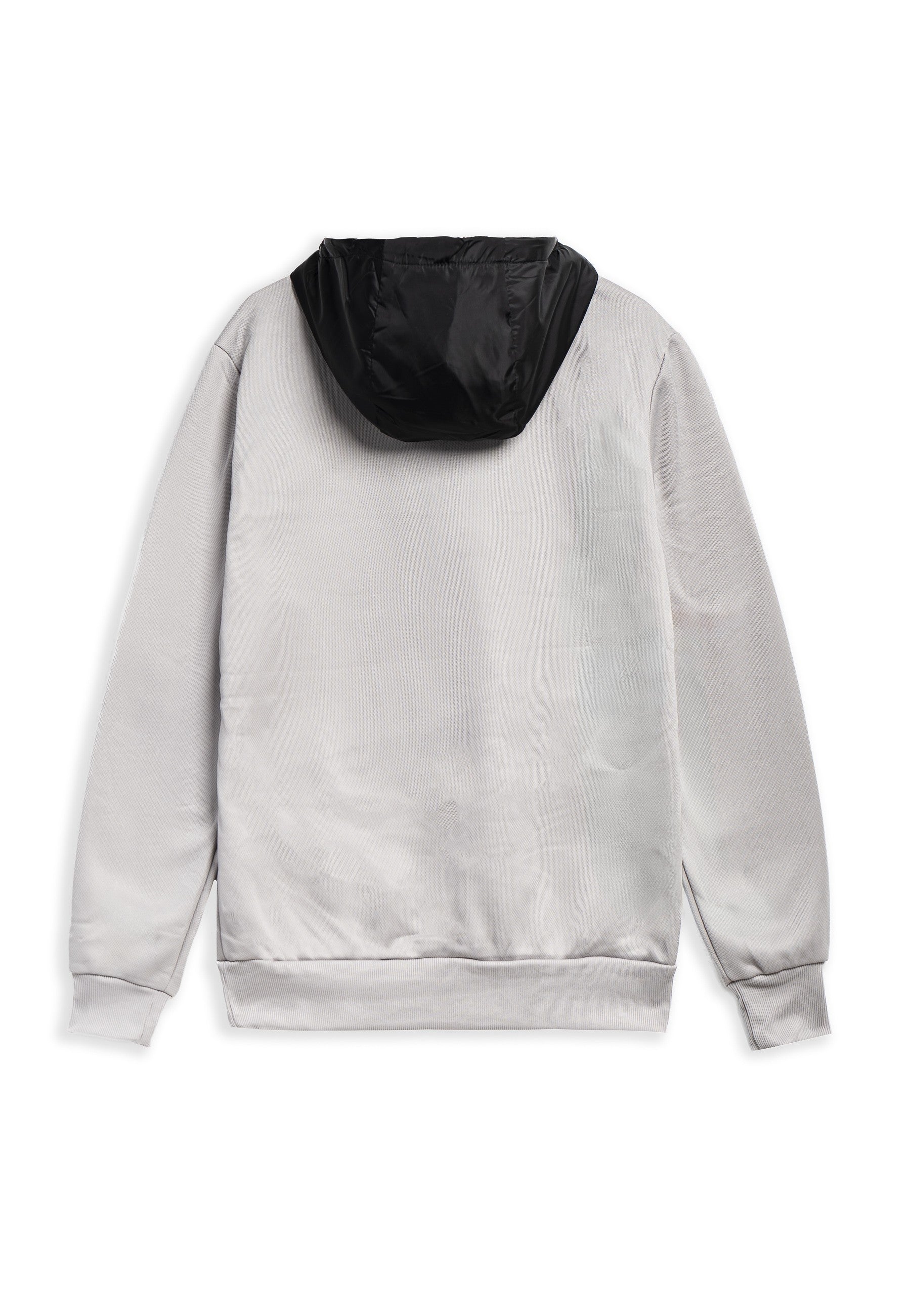 SUDADERA GRIS FRONT POCKET HOODIE