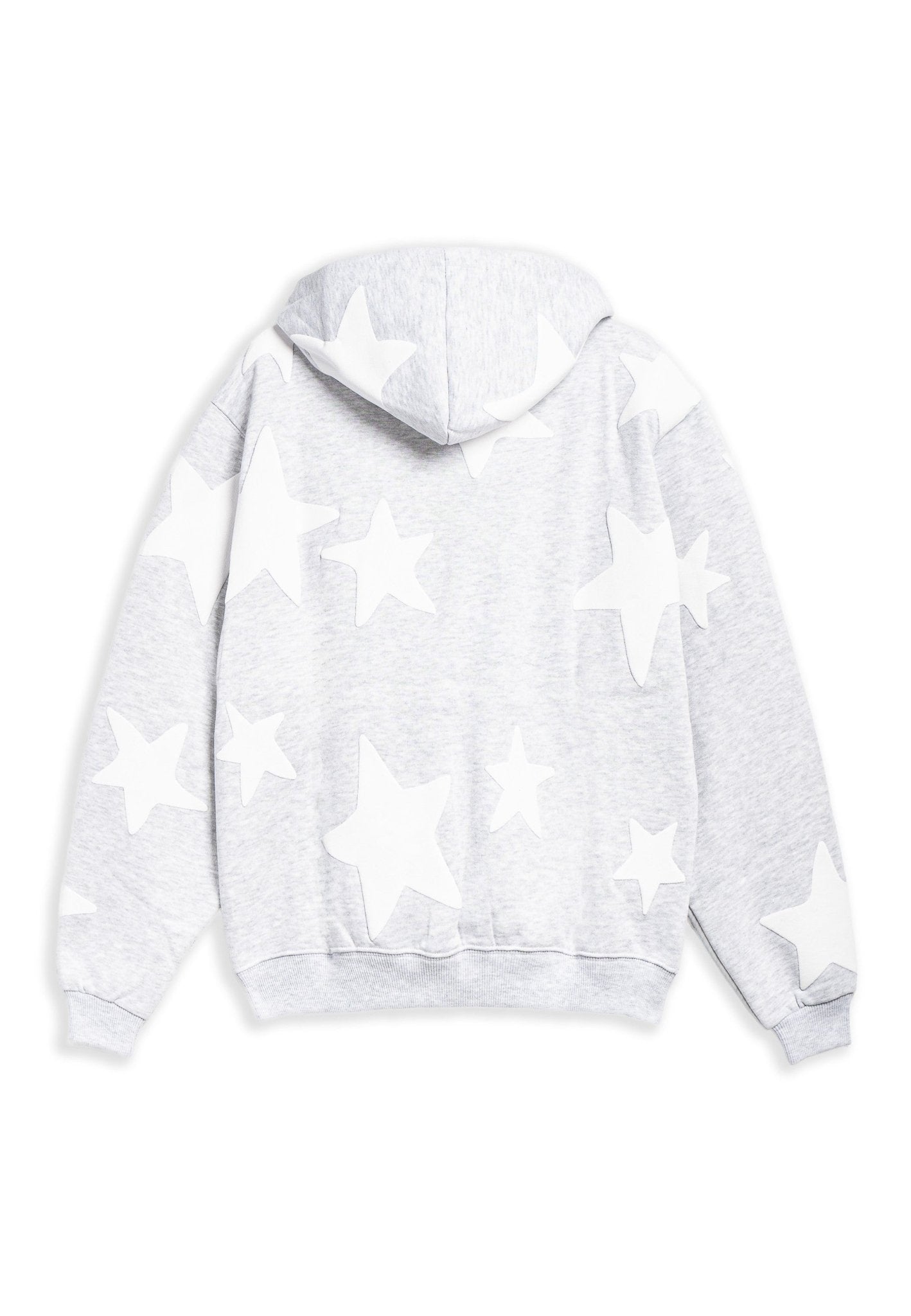 SUDADERA GRIS/BLANCA FALLING STARS HOODIE - AREA ZERO