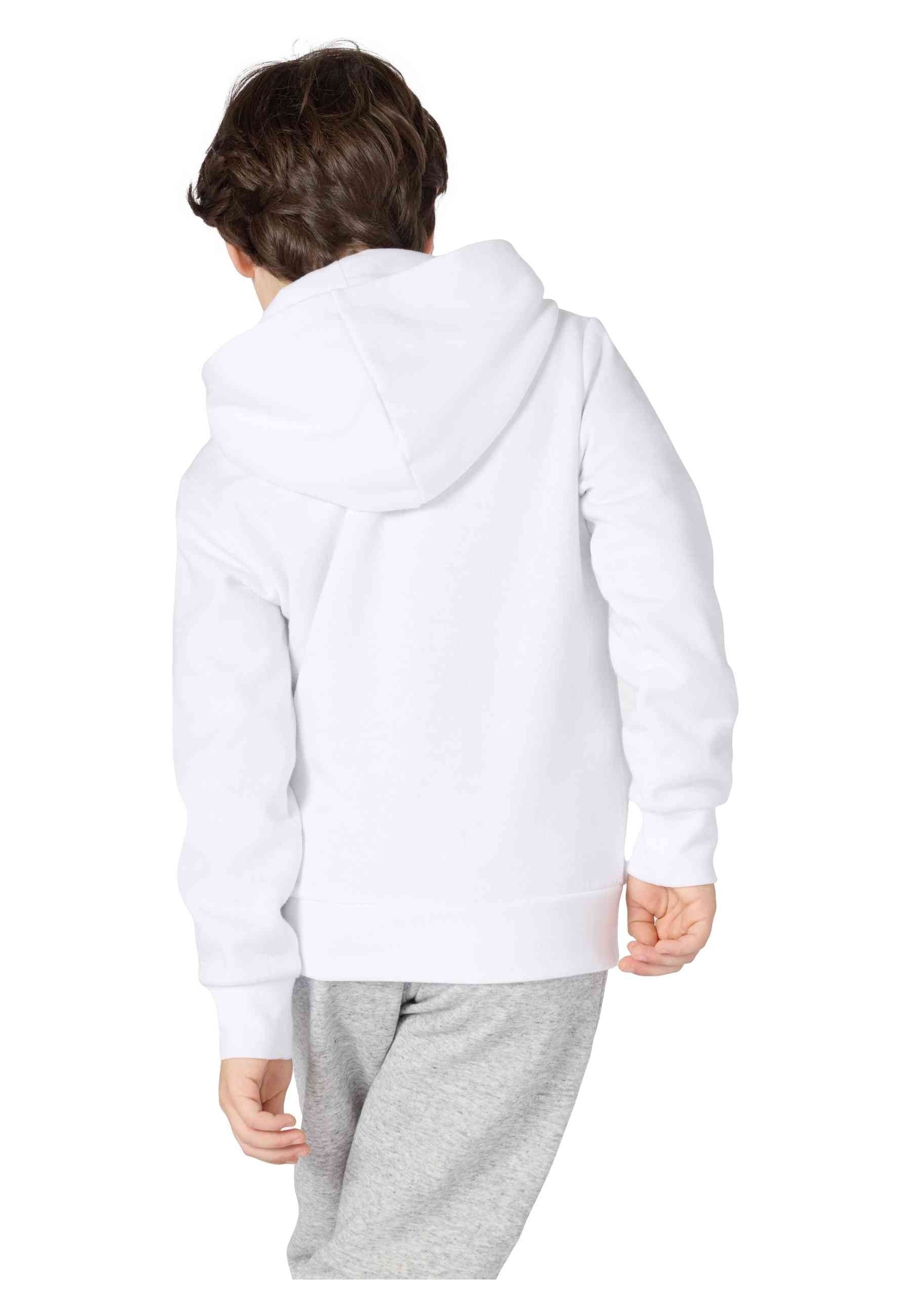 SUDADERA JUNIOR CHAMPION BLANCA BIG PRINTED LOGO HOODIE