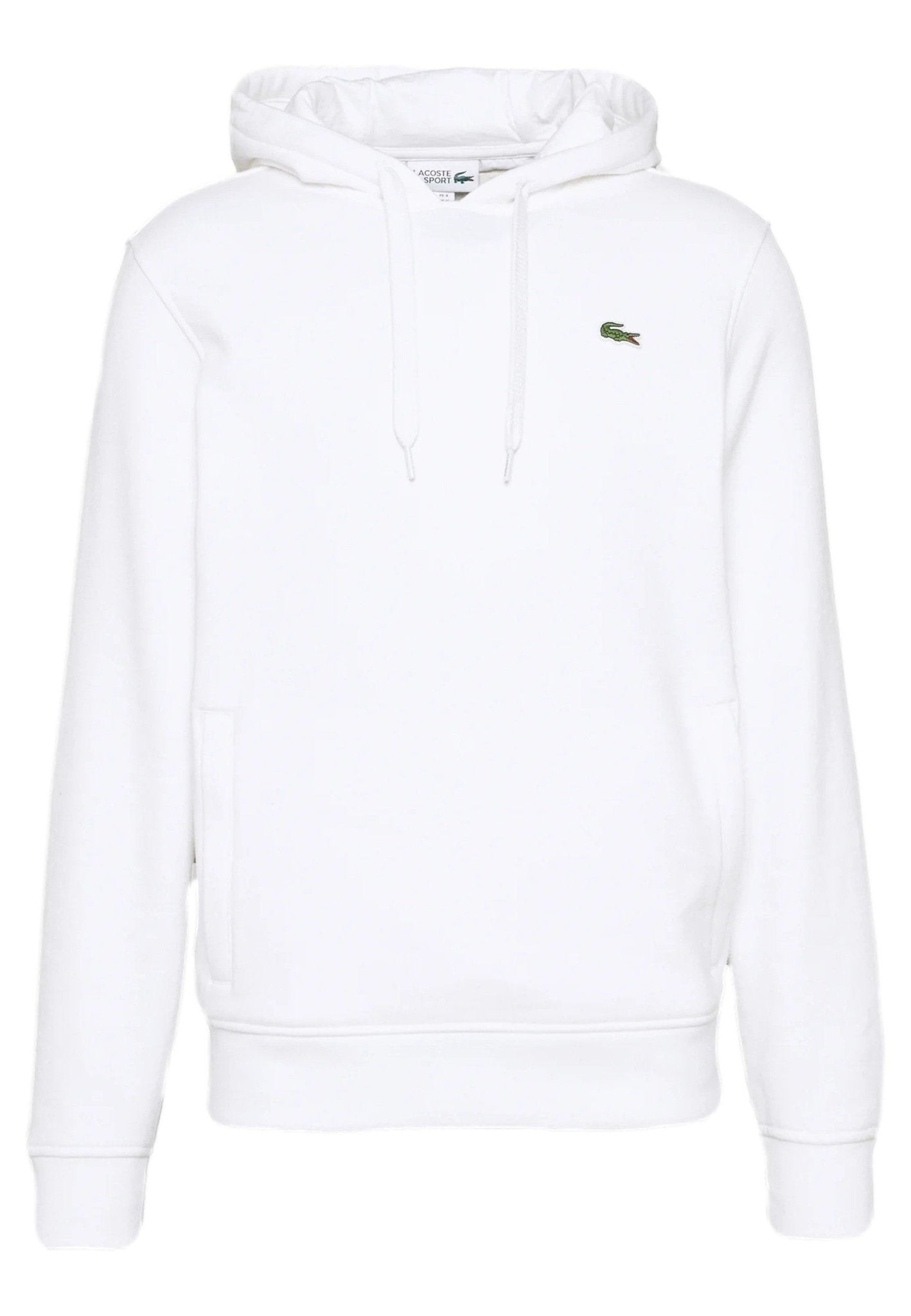 SUDADERA LACOSTE BLANCA BASIC HOODED SWEATSHIRT - AREA ZERO