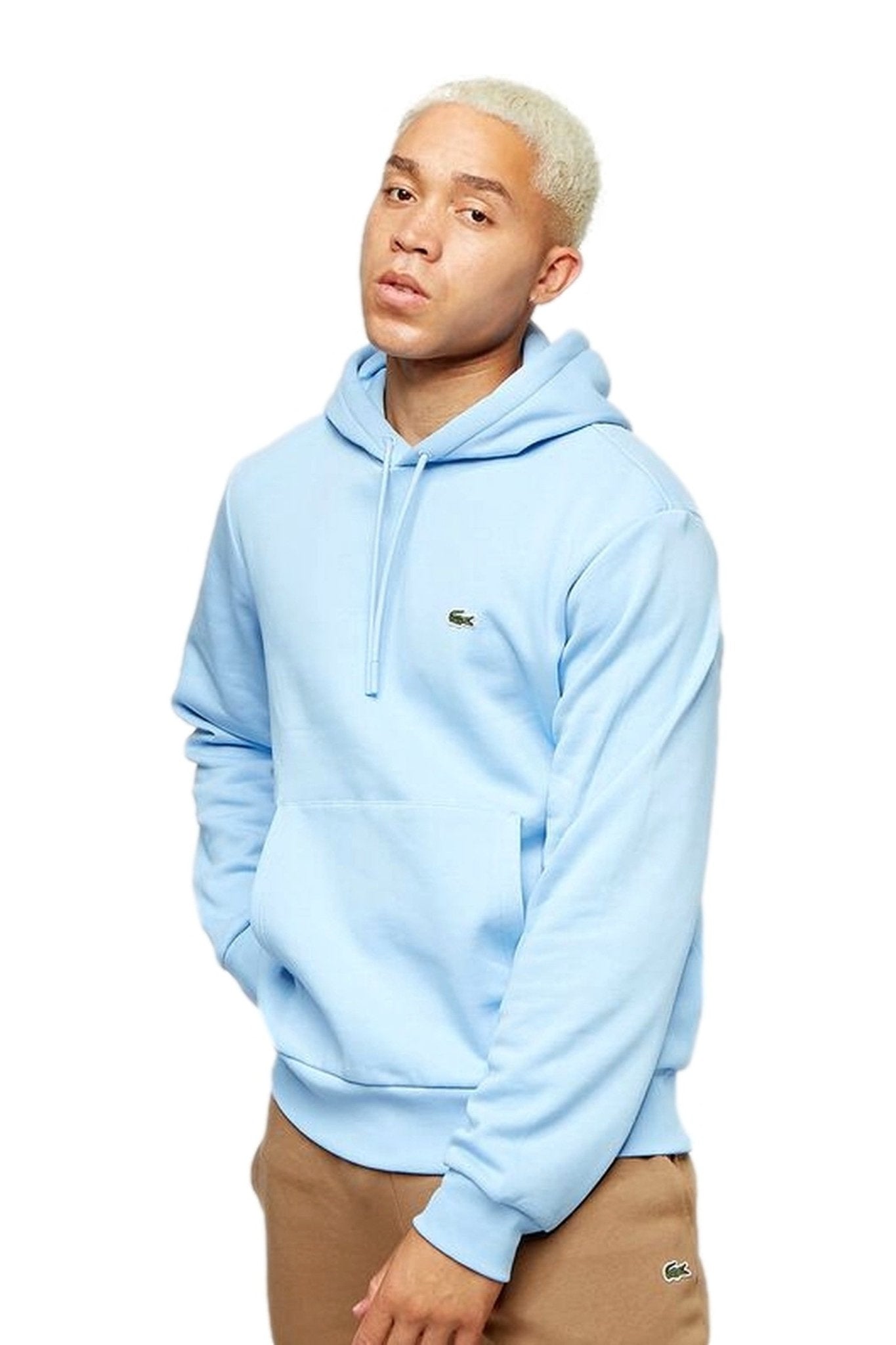 SUDADERA LACOSTE CELESTE BASIC HOODED SWEATSHIRT - AREA ZERO