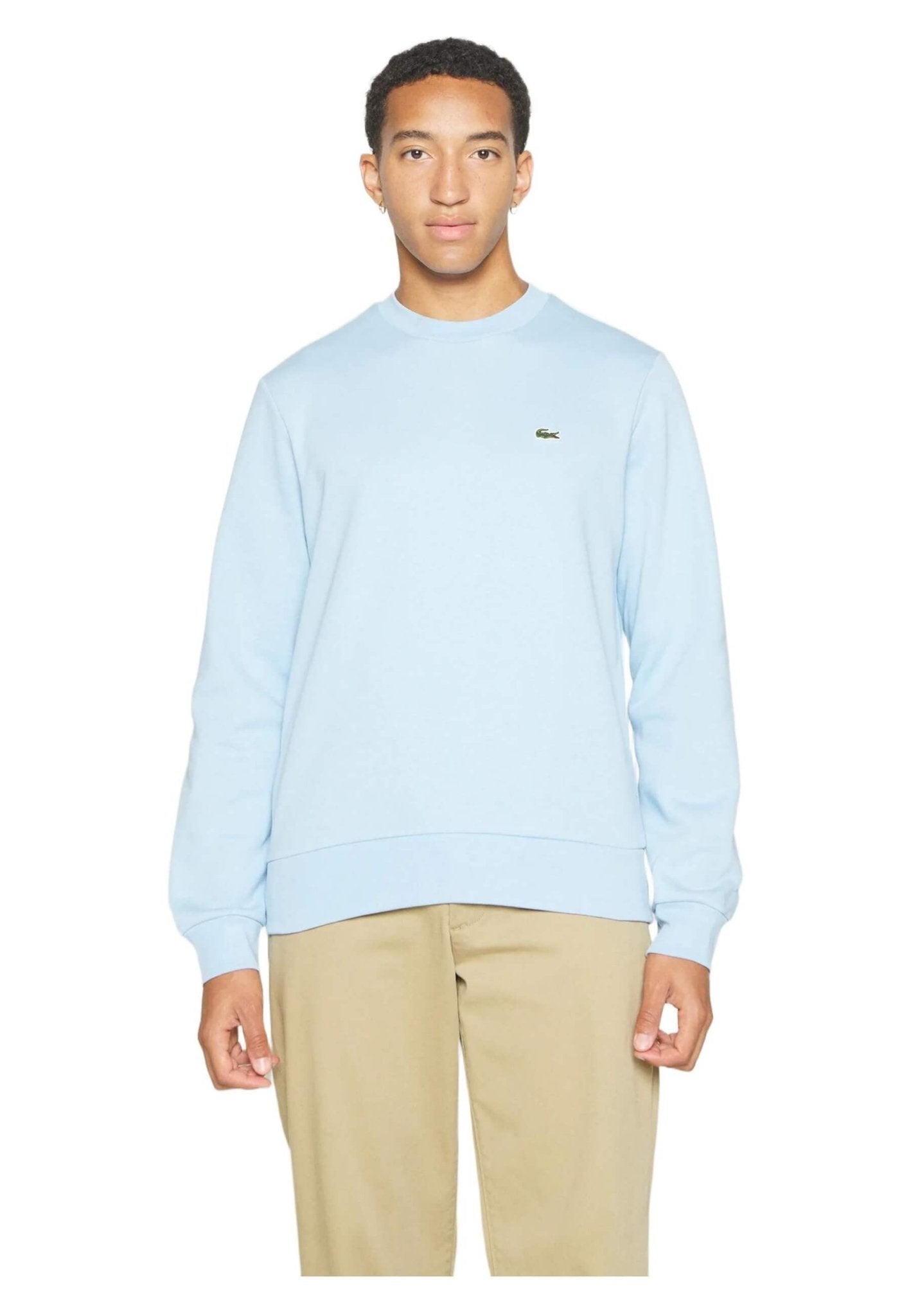 SUDADERA LACOSTE CELESTE SMALL LOGO CLASSIC SWEATSHIRT - AREA ZERO
