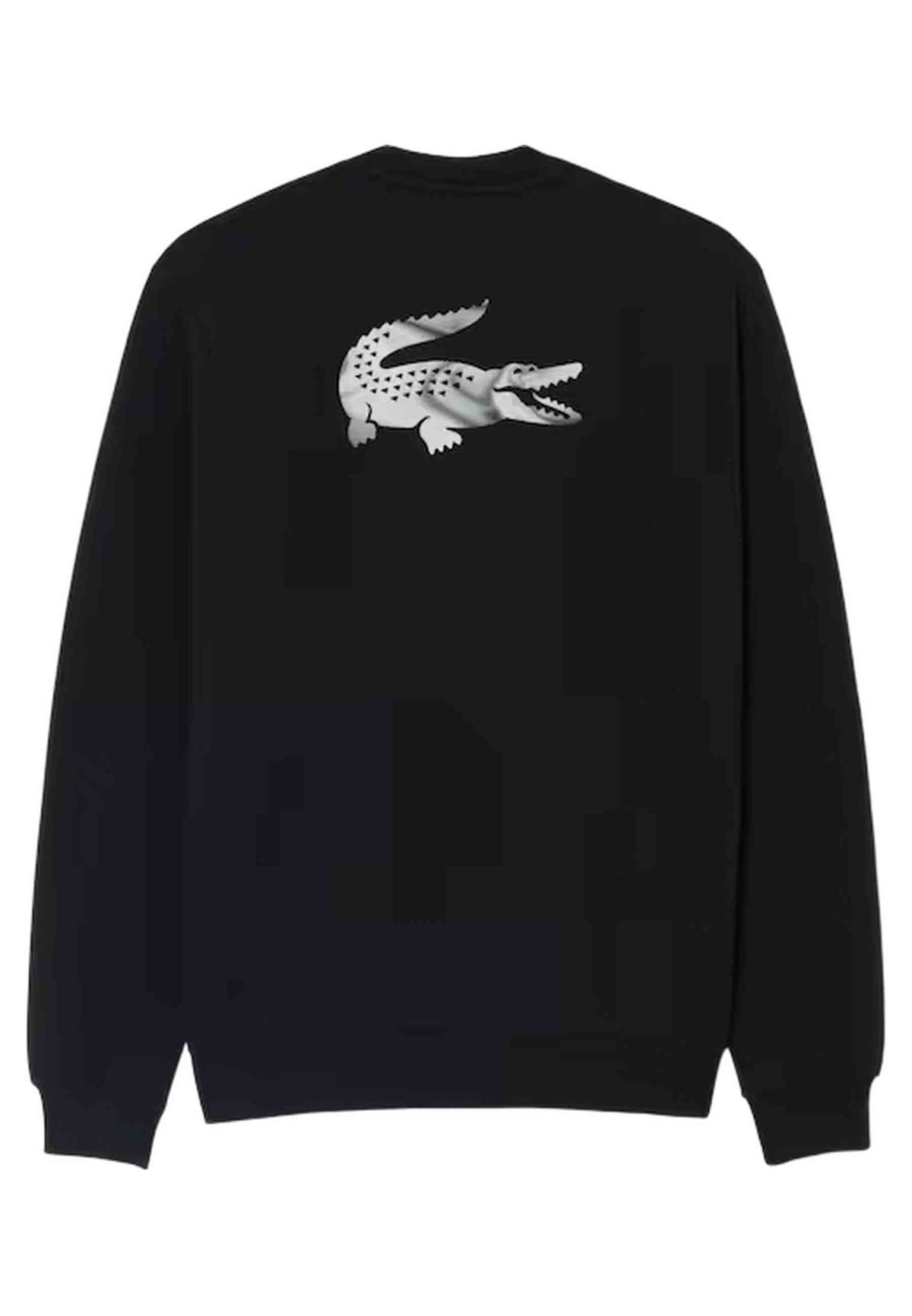 SUDADERA LACOSTE GRIS COLOURBLOCK SPORT CREWNECK SWEATSHIRT