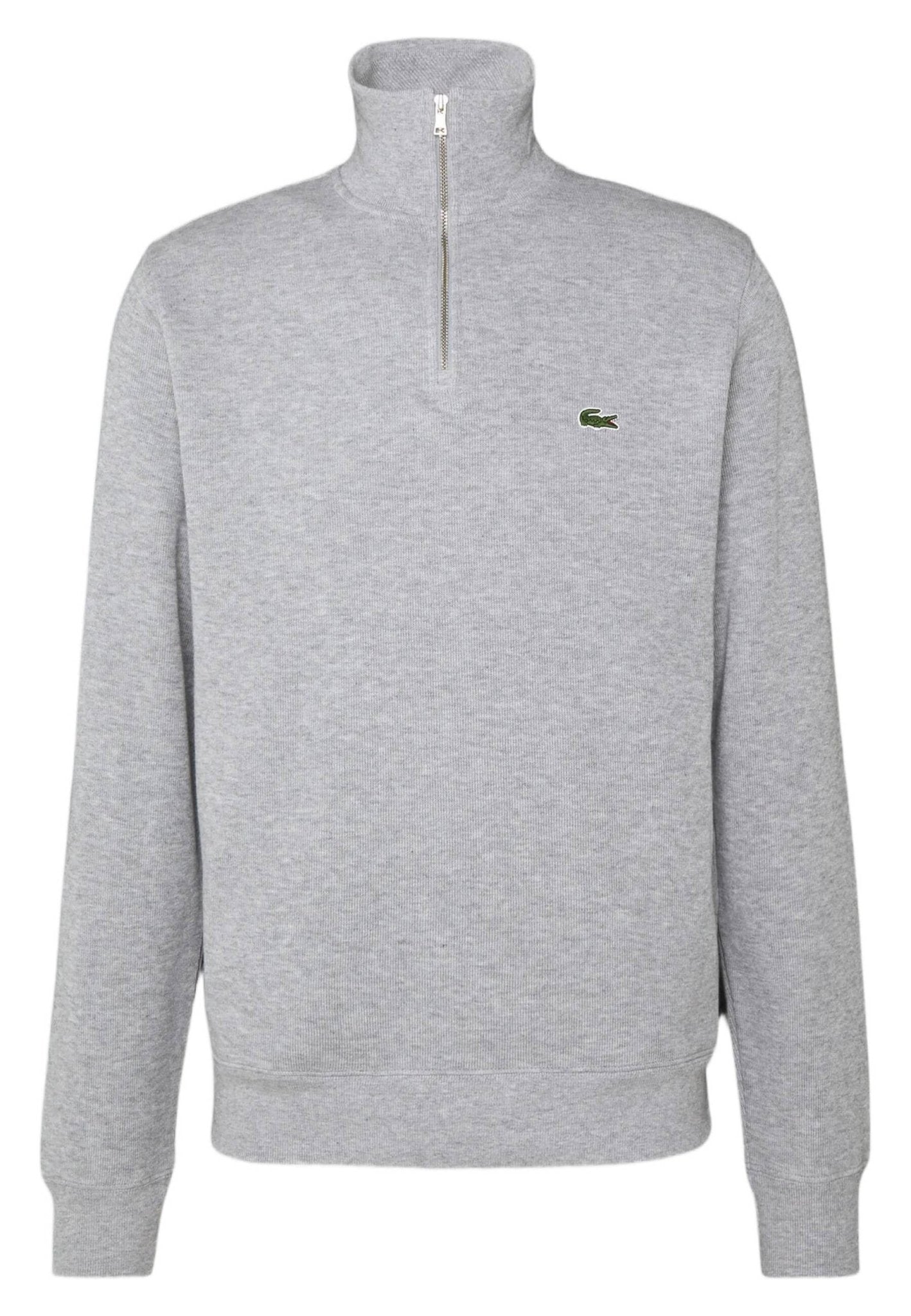 SUDADERA LACOSTE GRIS ZIP UP HIGH NECK SWEATSHIRT - AREA ZERO