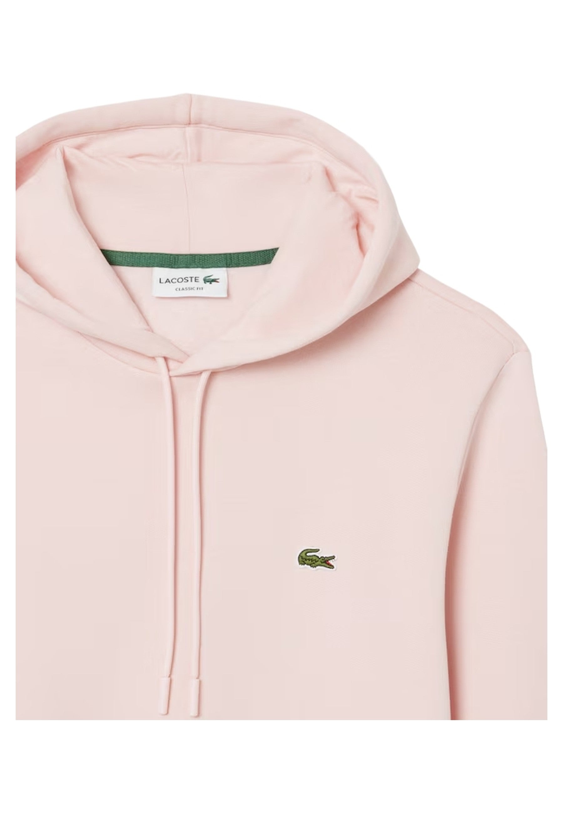 SUDADERA LACOSTE ROSA SMALL LOGO HOODIE