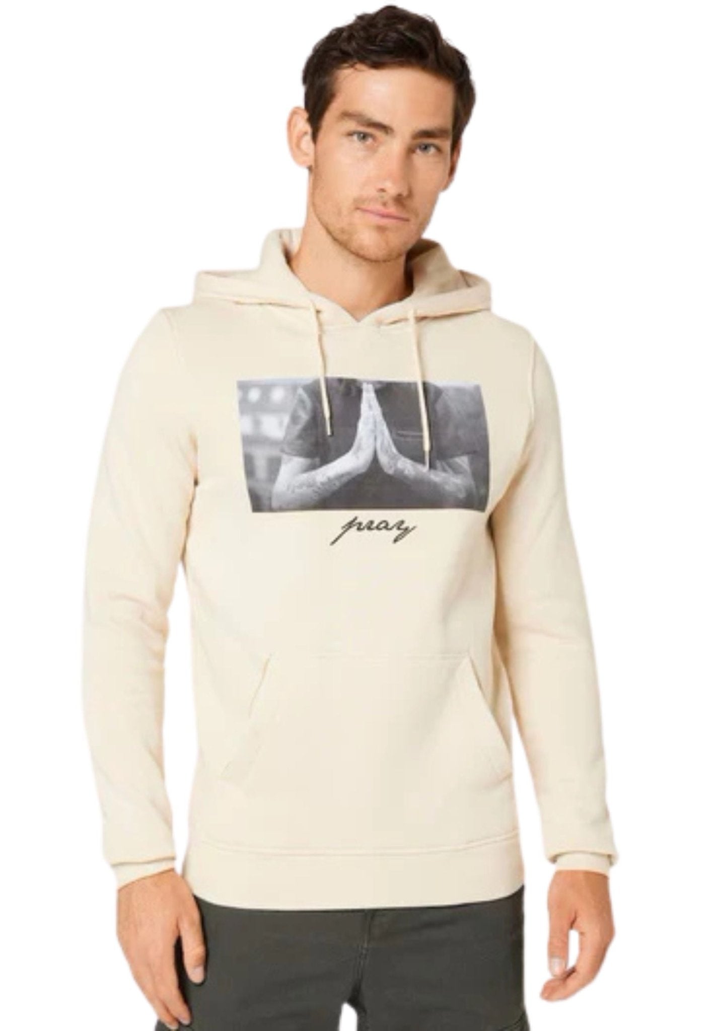 SUDADERA MISTER TEE CRUDA PRAY HOODIE - AREA ZERO