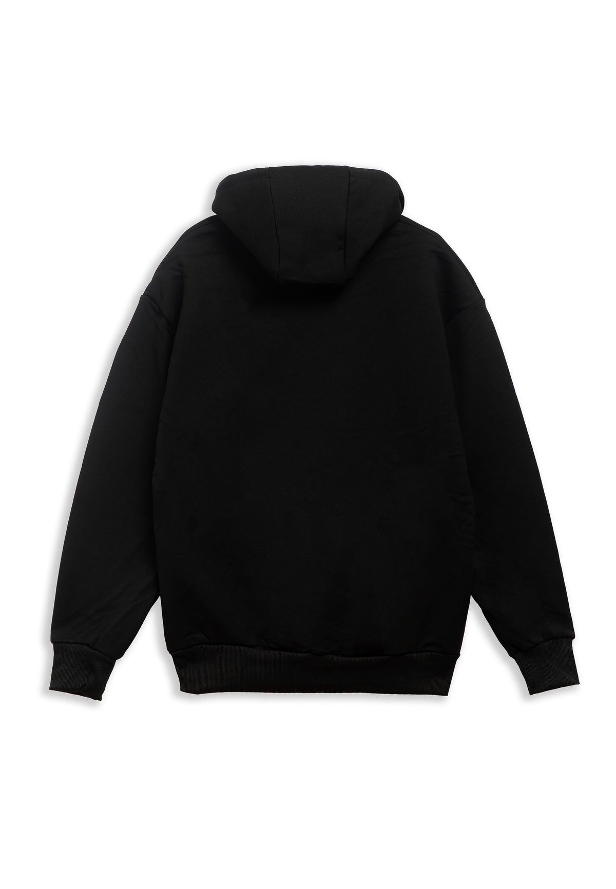 SUDADERA NEGRA BROOKLIN BRUSHED SCRIPT HOODIE