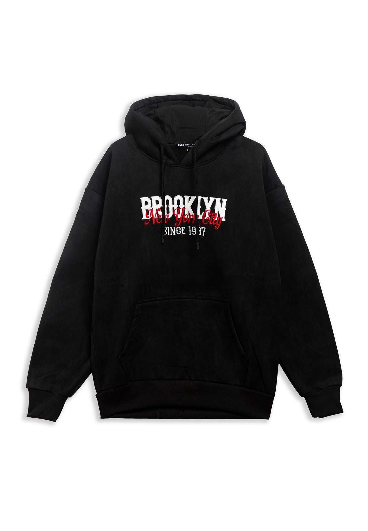 SUDADERA NEGRA BROOKLIN HOODIE