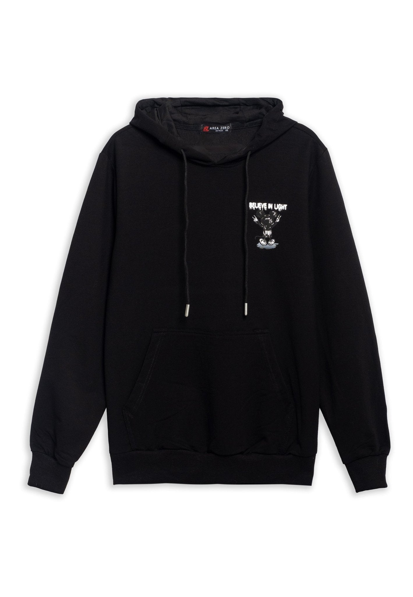 SUDADERA NEGRA VICTORY MOUSE HOODIE - AREA ZERO