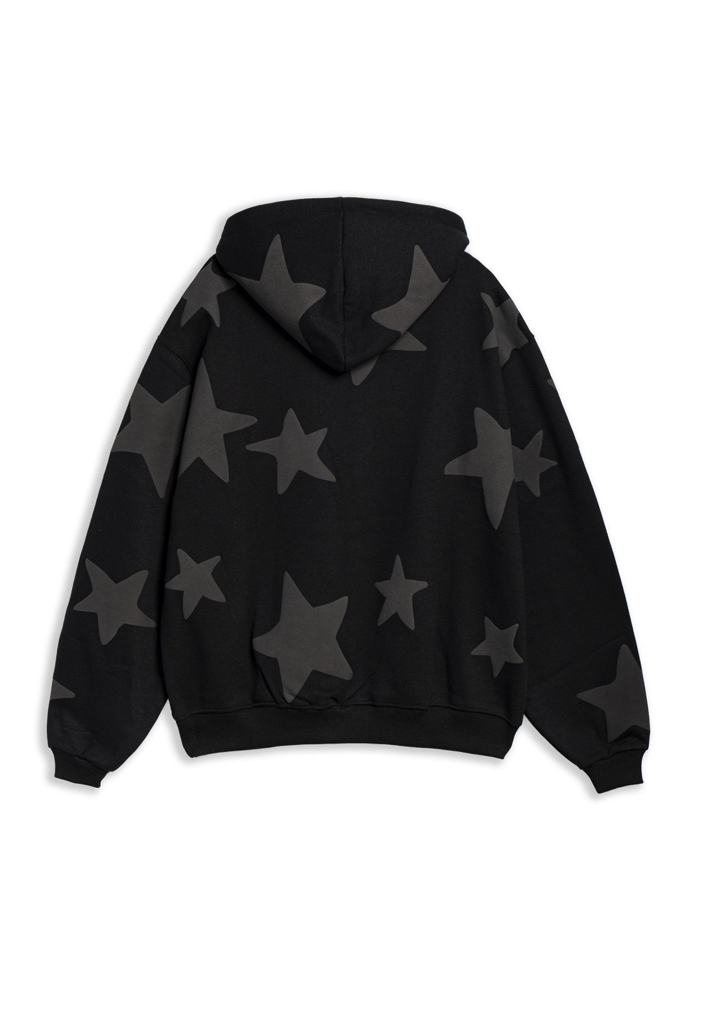 SUDADERA NEGRA/NEGRA FALLING STARS HOODIE - AREA ZERO