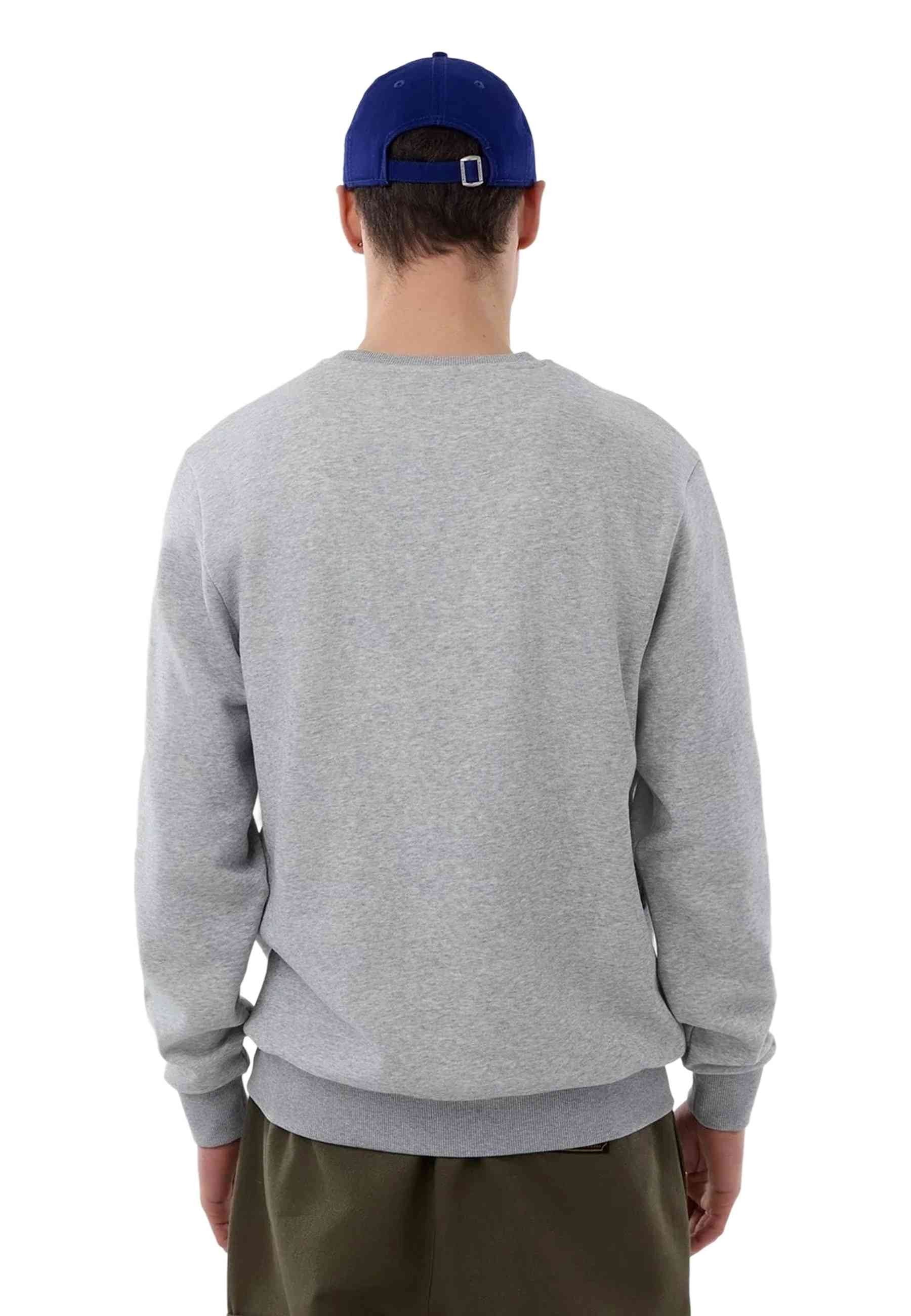 SUDADERA NEW ERA GRIS DODGERS MLB REGULAR CREW NECK LOSDOD