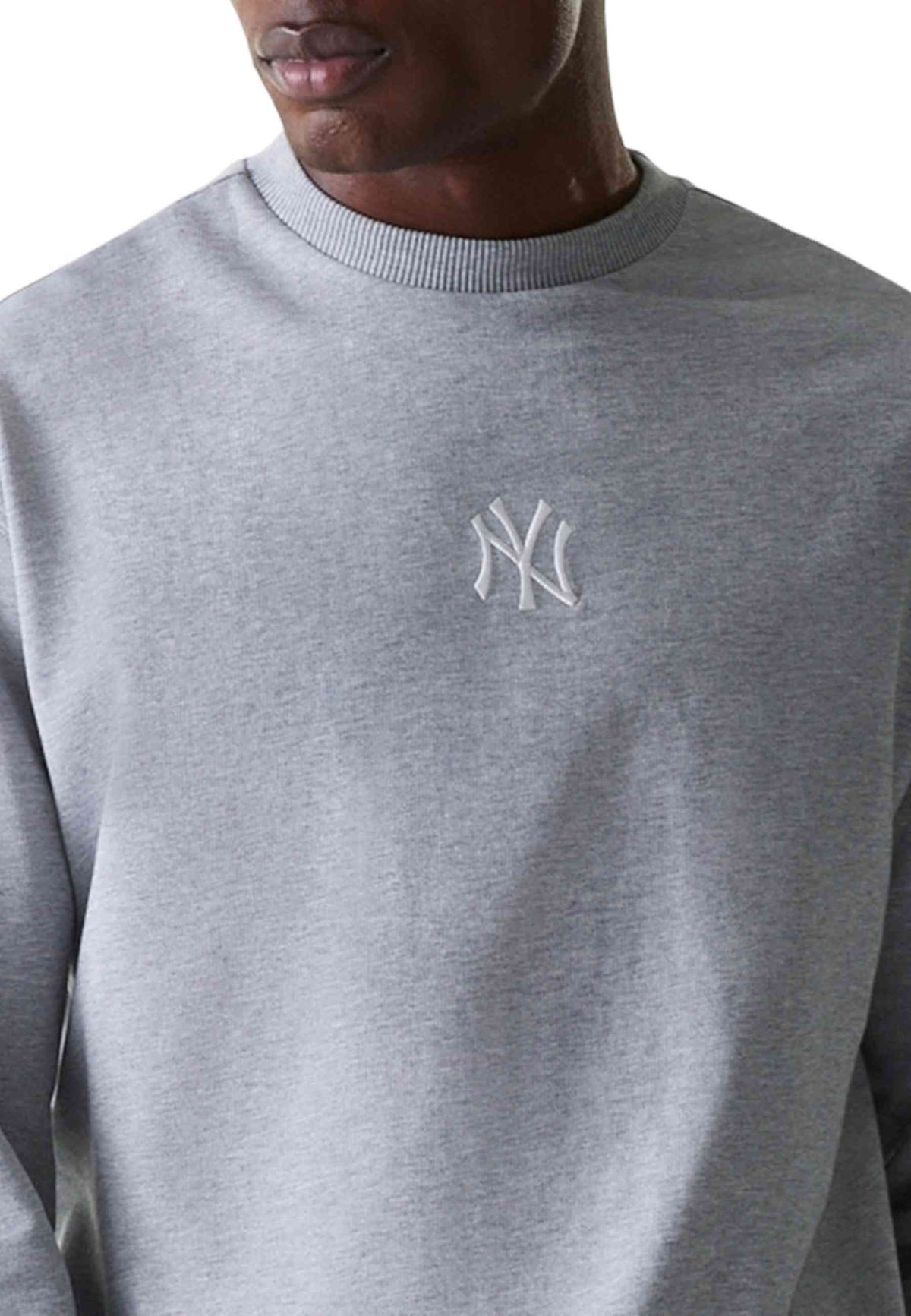 SUDADERA NEW ERA GRIS MLB LE MIDI YANKEES CREWNECK SWEATSHIRT