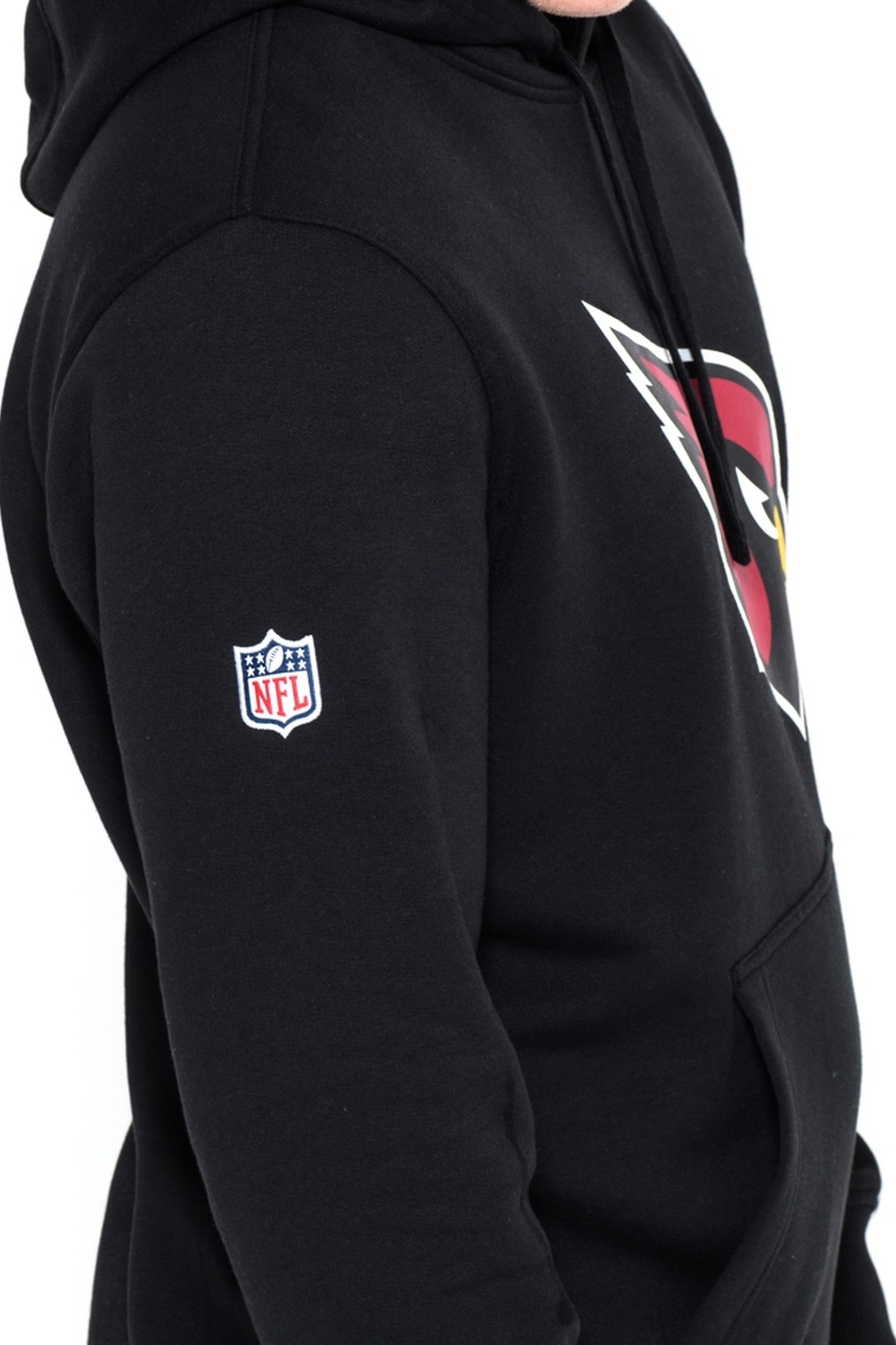 SUDADERA NEW ERA NEGRA CARDINALS TEAM LOGO PO HOODY