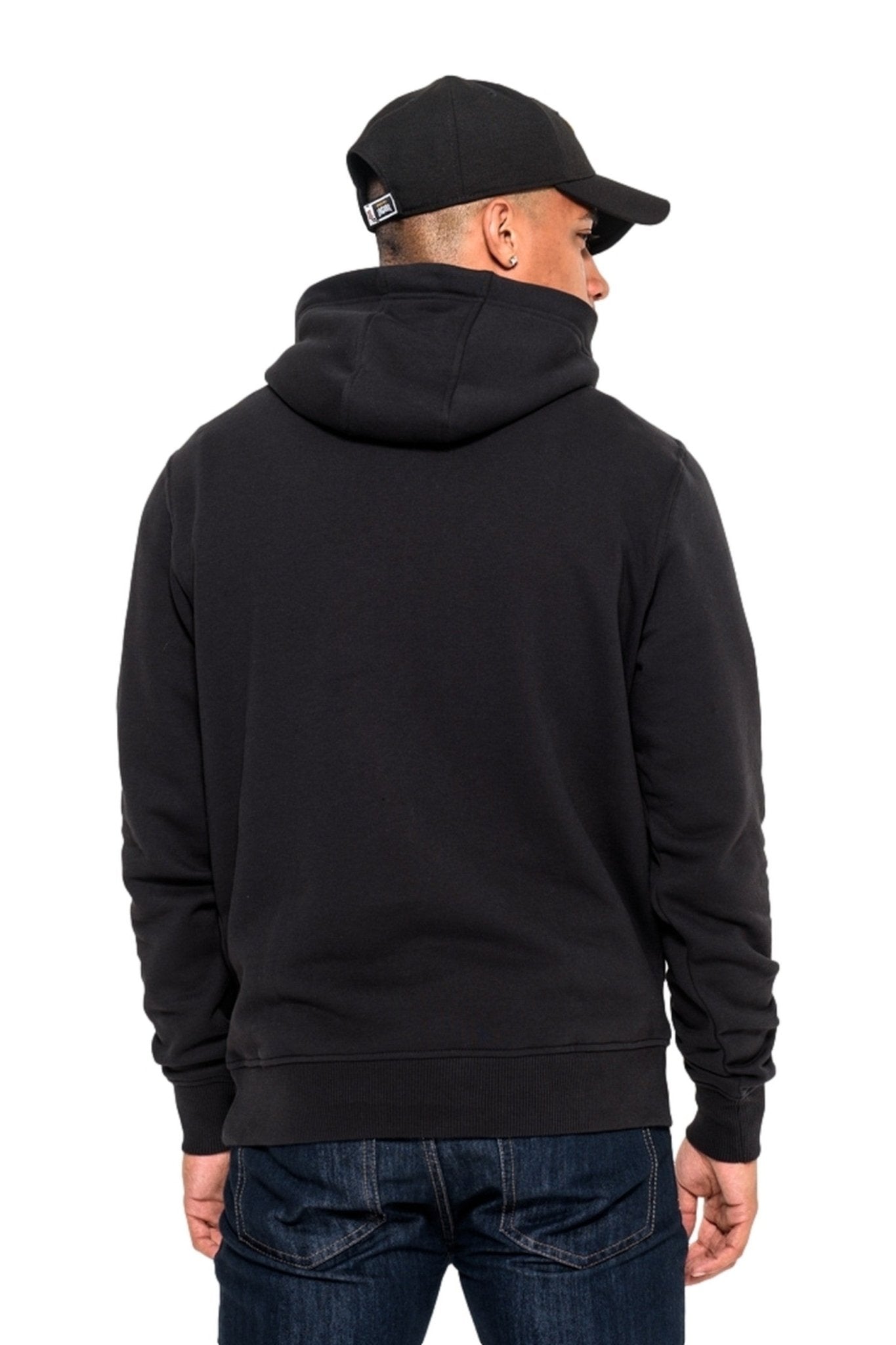 SUDADERA NEW ERA NEGRA JAGUARS TEAM LOGO PO HOODDY - AREA ZERO