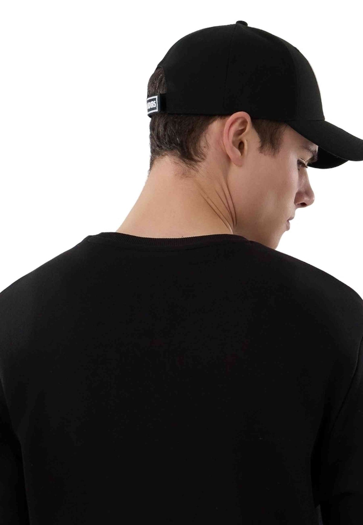 SUDADERA NEW ERA NEGRA LAS VEGAS RAIDERS CREWNECK SEWATSHIRT