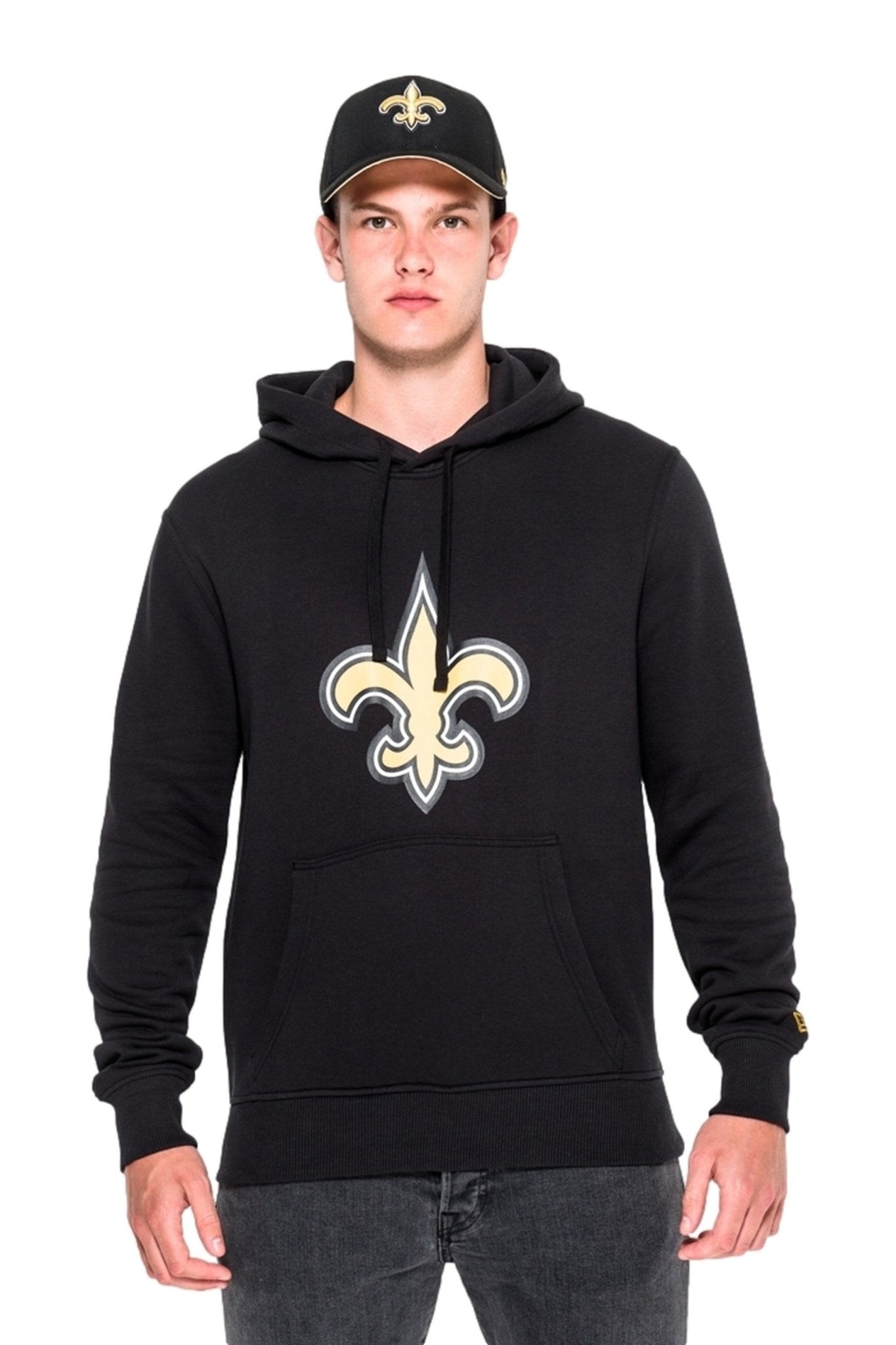 SUDADERA NEW ERA NEGRA SAINTS TEAM LOGO PO HOODDY NEOSAI - AREA ZERO