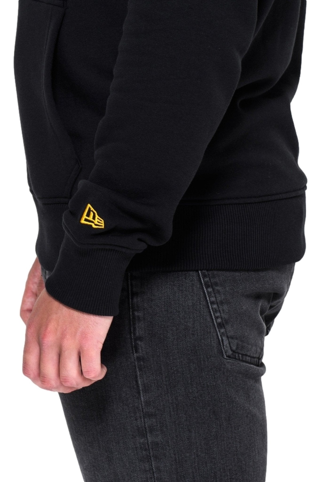 SUDADERA NEW ERA NEGRA STEELERS TEAM LOGO PO HOODY - AREA ZERO