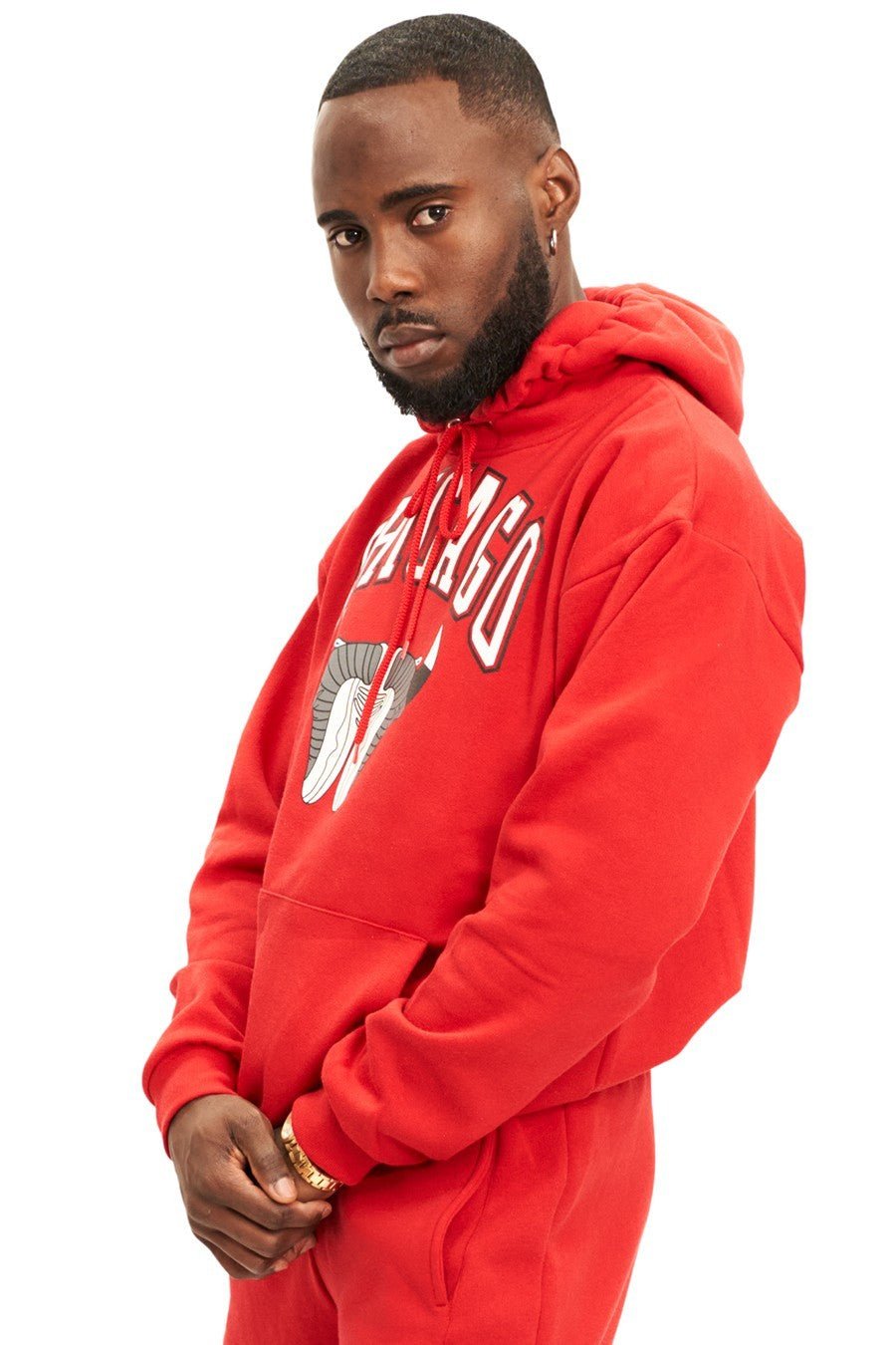 SUDADERA ROJA CHICAGO SNEAKERS HOODIE - AREA ZERO