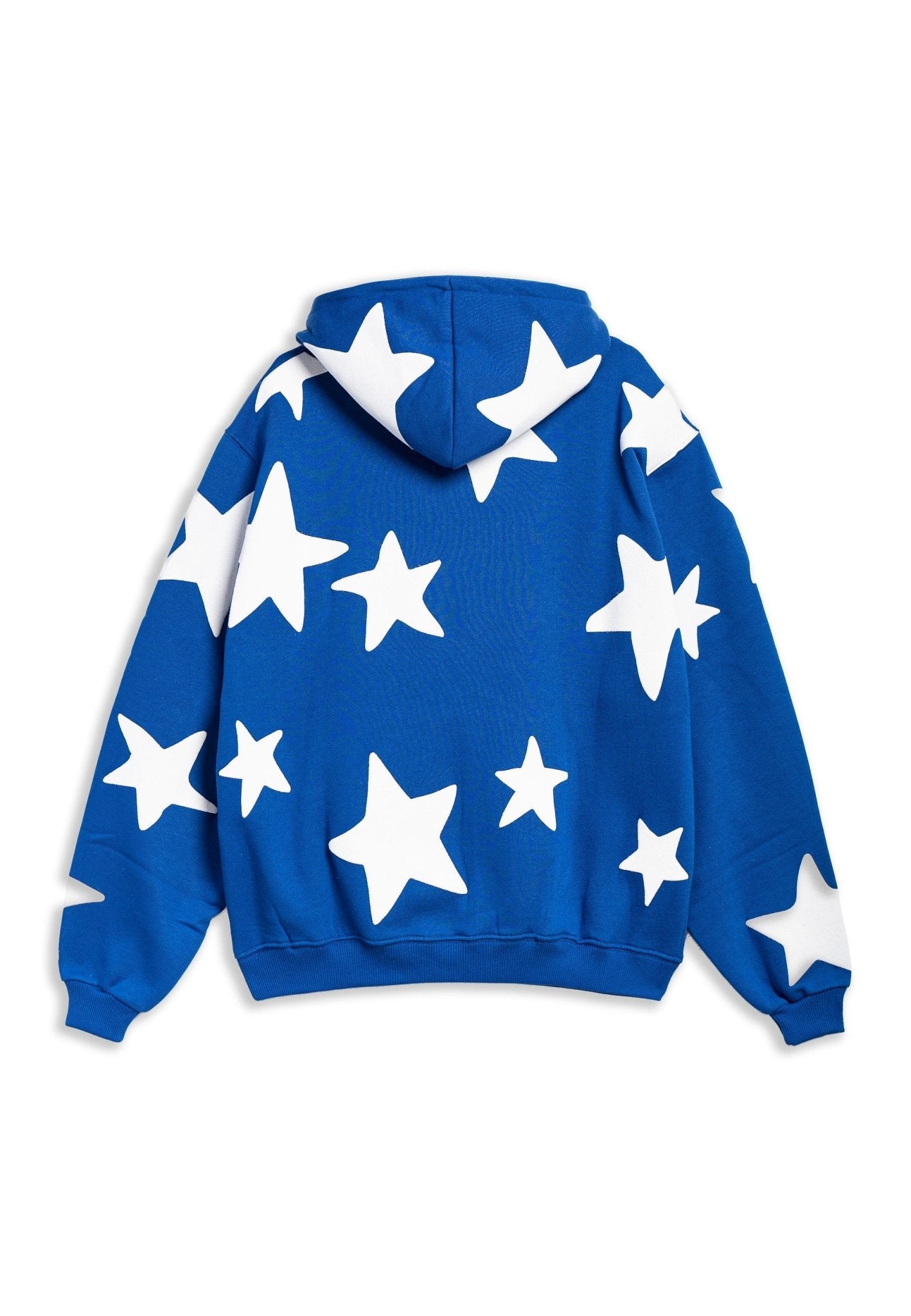 SUDADERA ROYAL/BLANCA FALLING STARS HOODIE - AREA ZERO