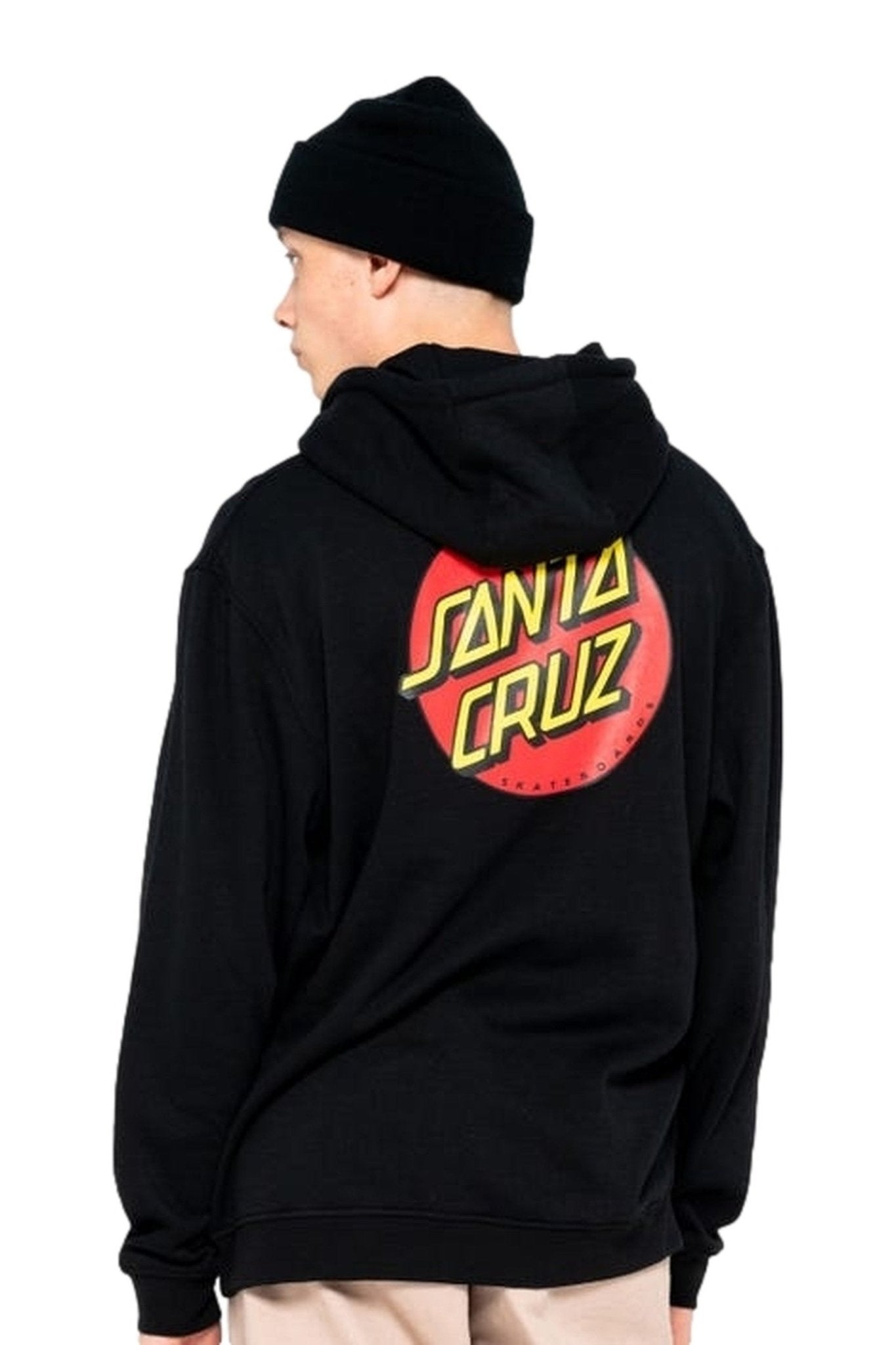 SUDADERA SANTA CRUZ NEGRA CLASSIC DOT CHEST HOODIE - AREA ZERO
