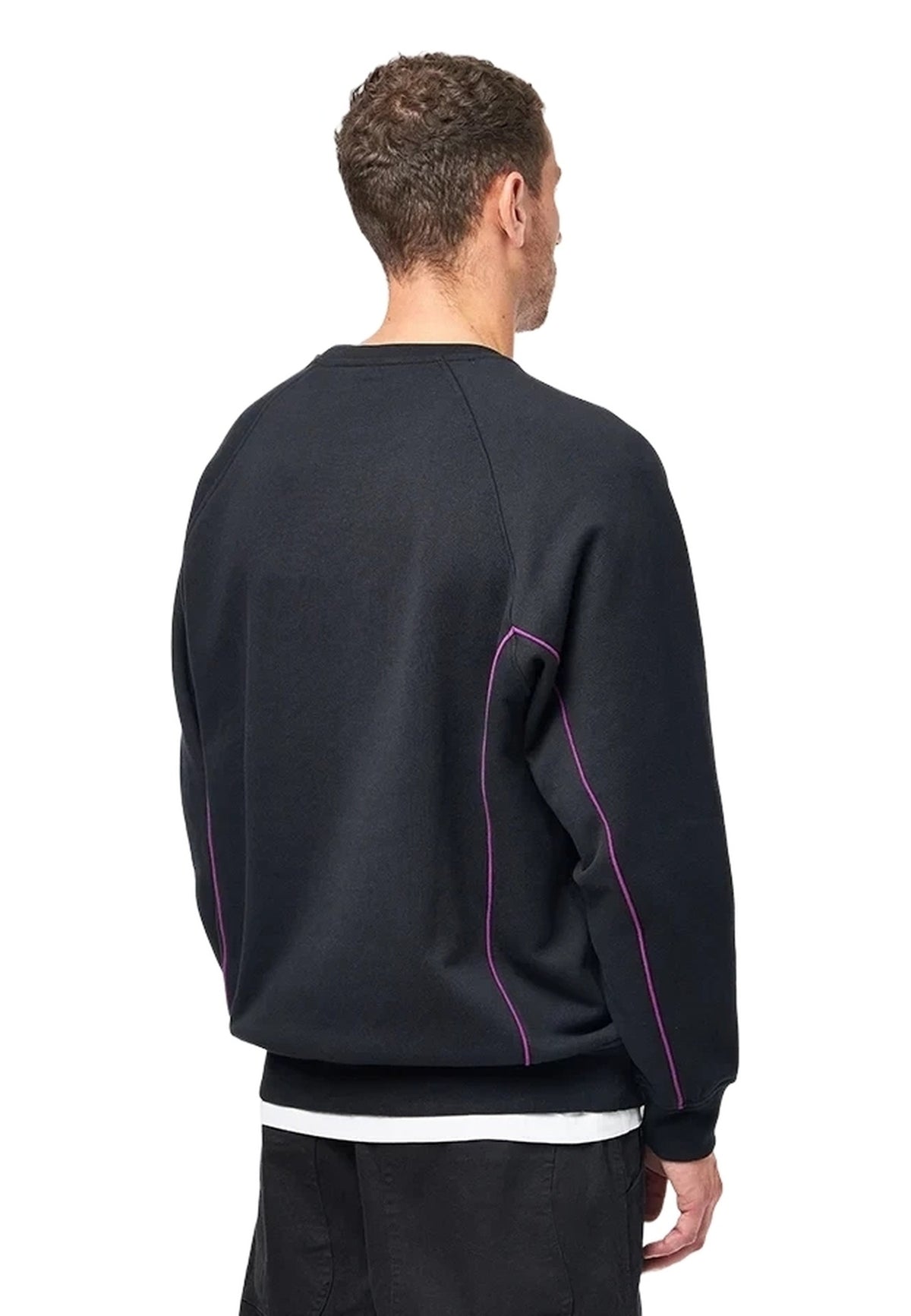 SUDADERA SANTA CRUZ NEGRA PINSTRIPE CREWNECK