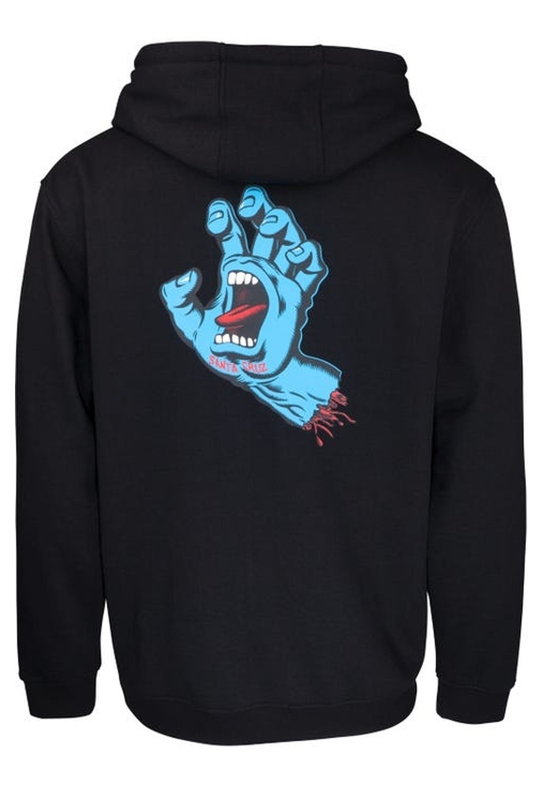 SUDADERA SANTA CRUZ NEGRA SCREAMING HAND CHEST HOODIE