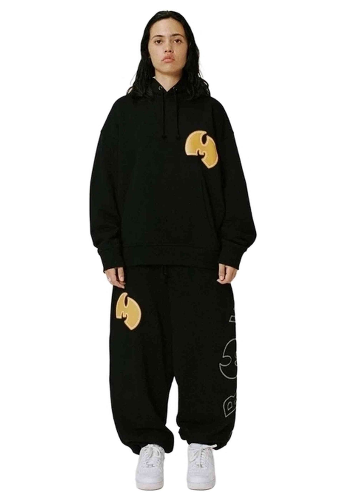 TICAL X GRIMEY REGULAR HOODIE BLACK YELLOW