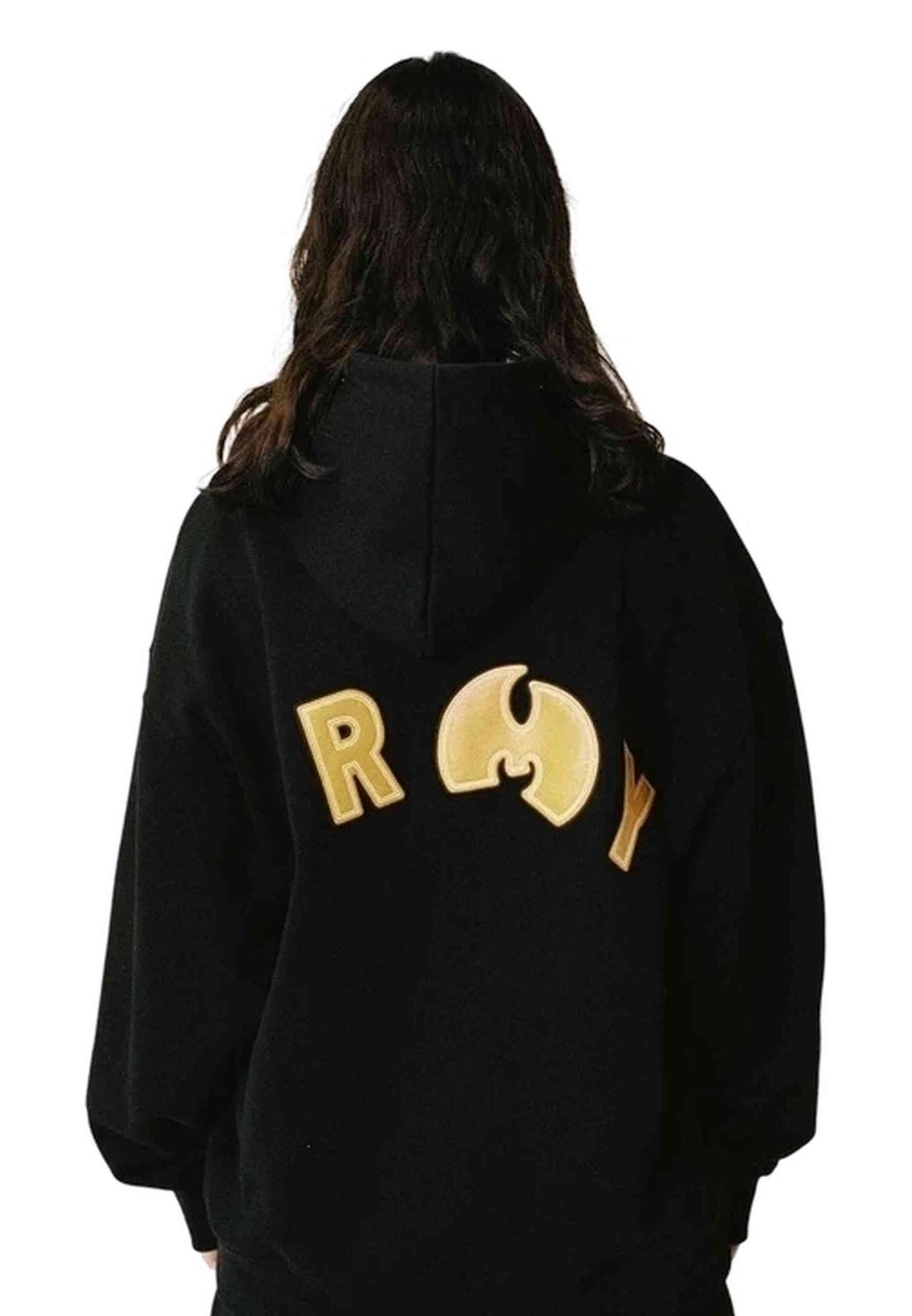 SUDADERA TICAL X GRIMEY REGULAR HOODIE BLACK YELLOW