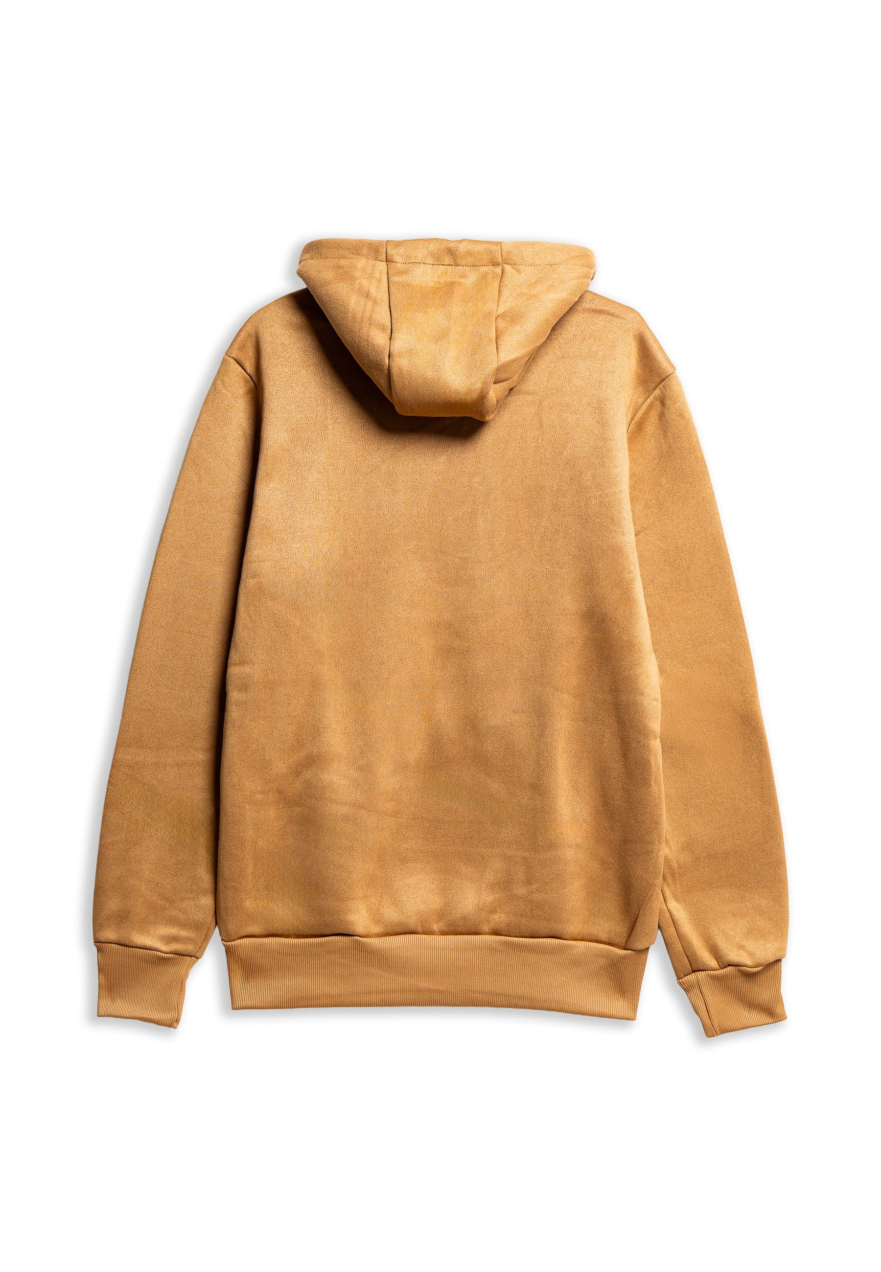 SUDADERA TOSTADA NEW YORK SUEDE EMBROIDERED HOODIE