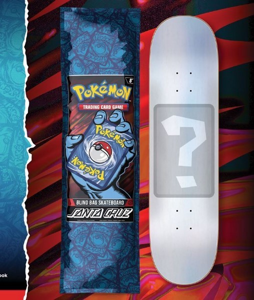 TABLA SANTA CRUZ X POKEMON TCG BLIND BAG DECK