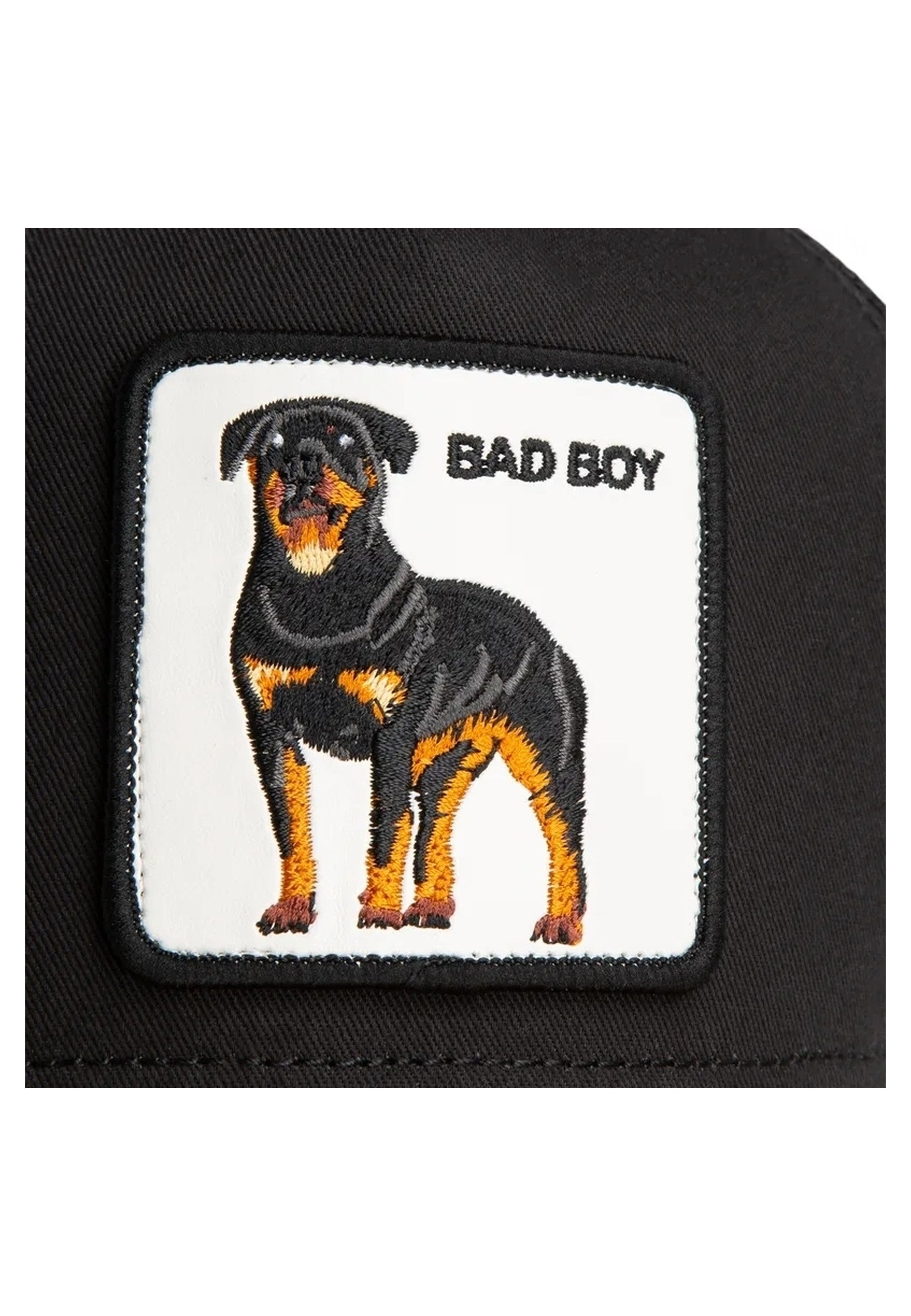 GORRA GOORIN NEGRA/TOSTADA ROTTWEILLER BAD BOY VOI17 TRUCKER CAP