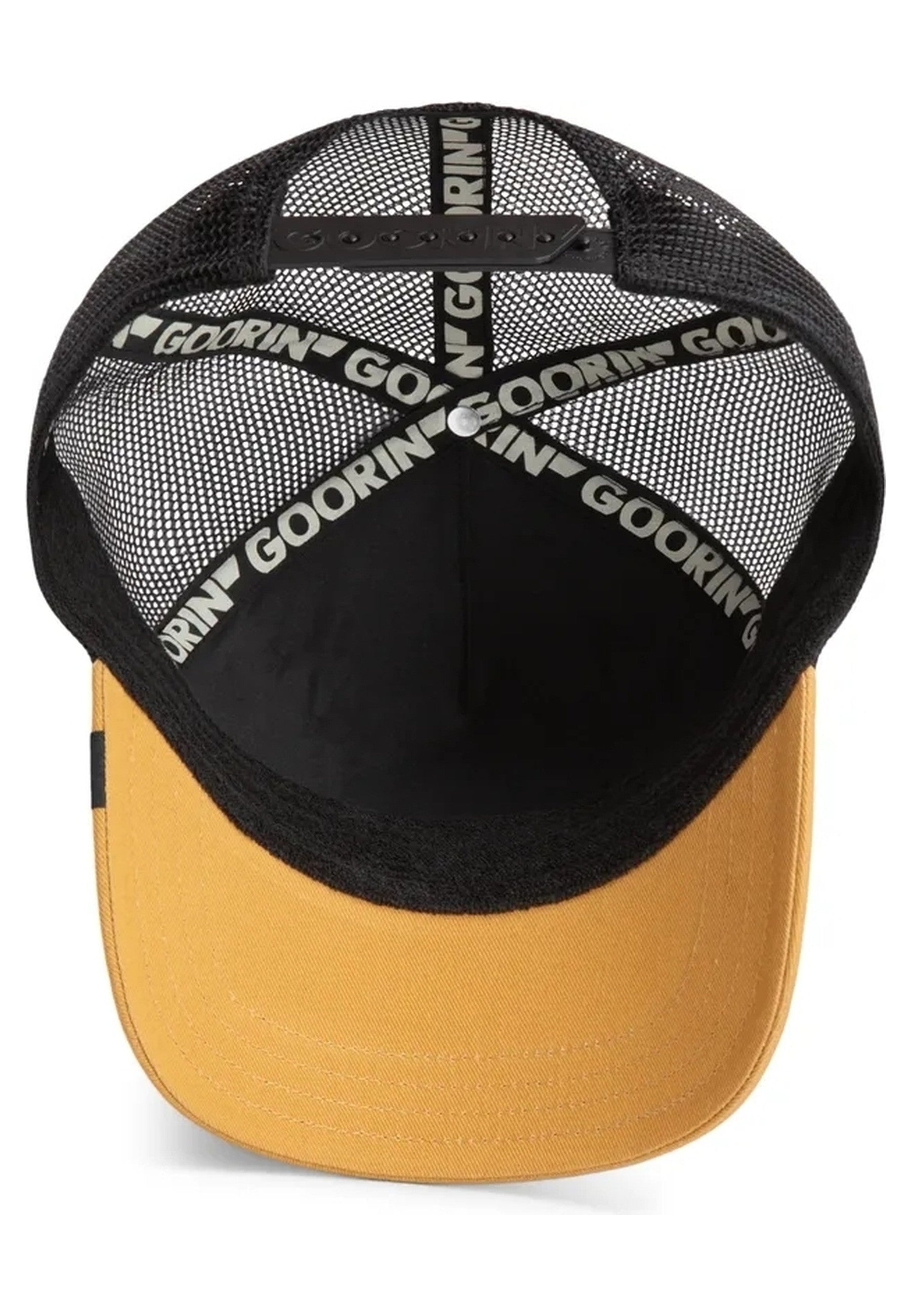 GORRA GOORIN NEGRA/TOSTADA ROTTWEILLER BAD BOY VOI17 TRUCKER CAP