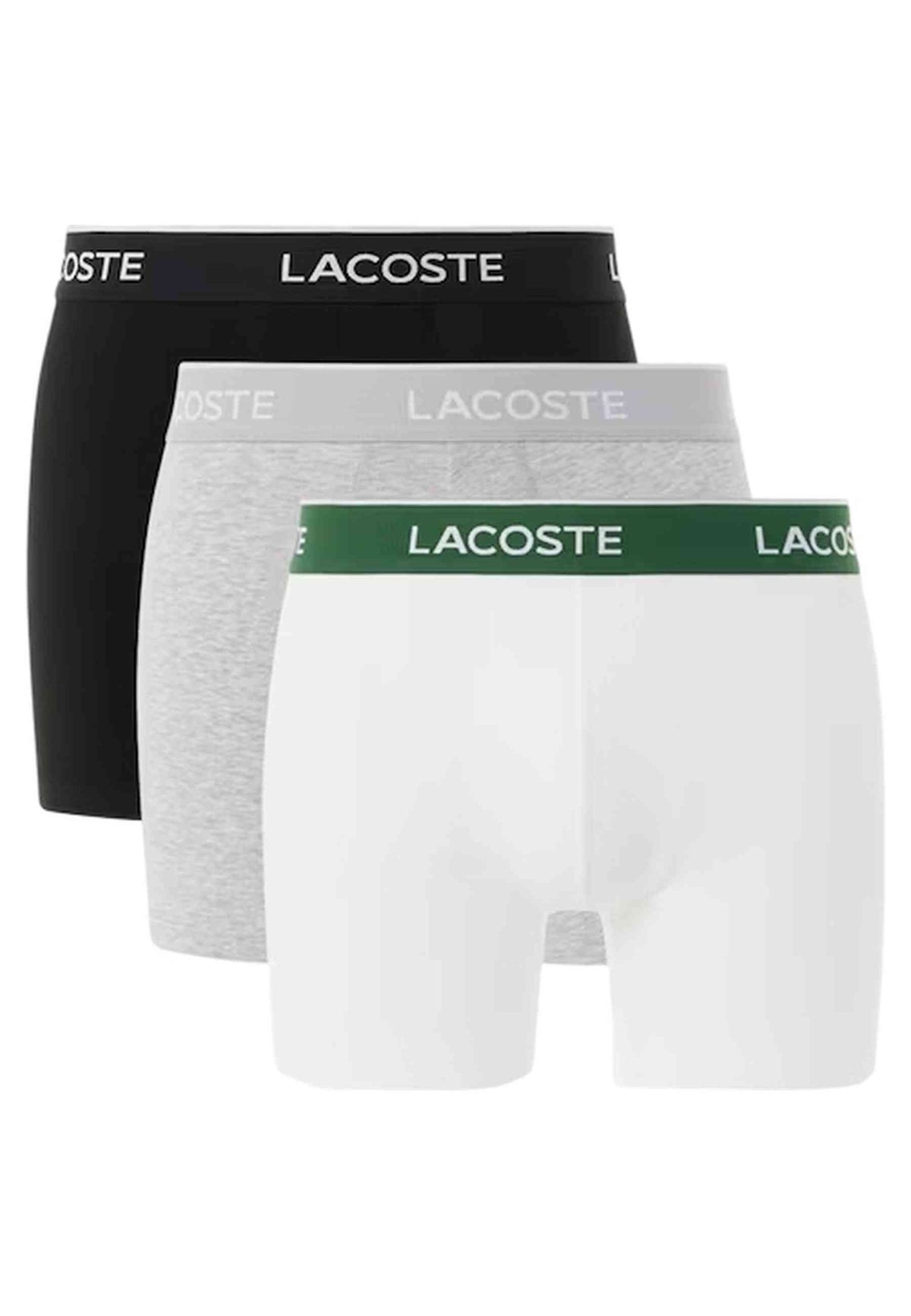 TRIPACK BOXERS LACOSTE CLASSIC LOGO WAISTBAND TRUNKS