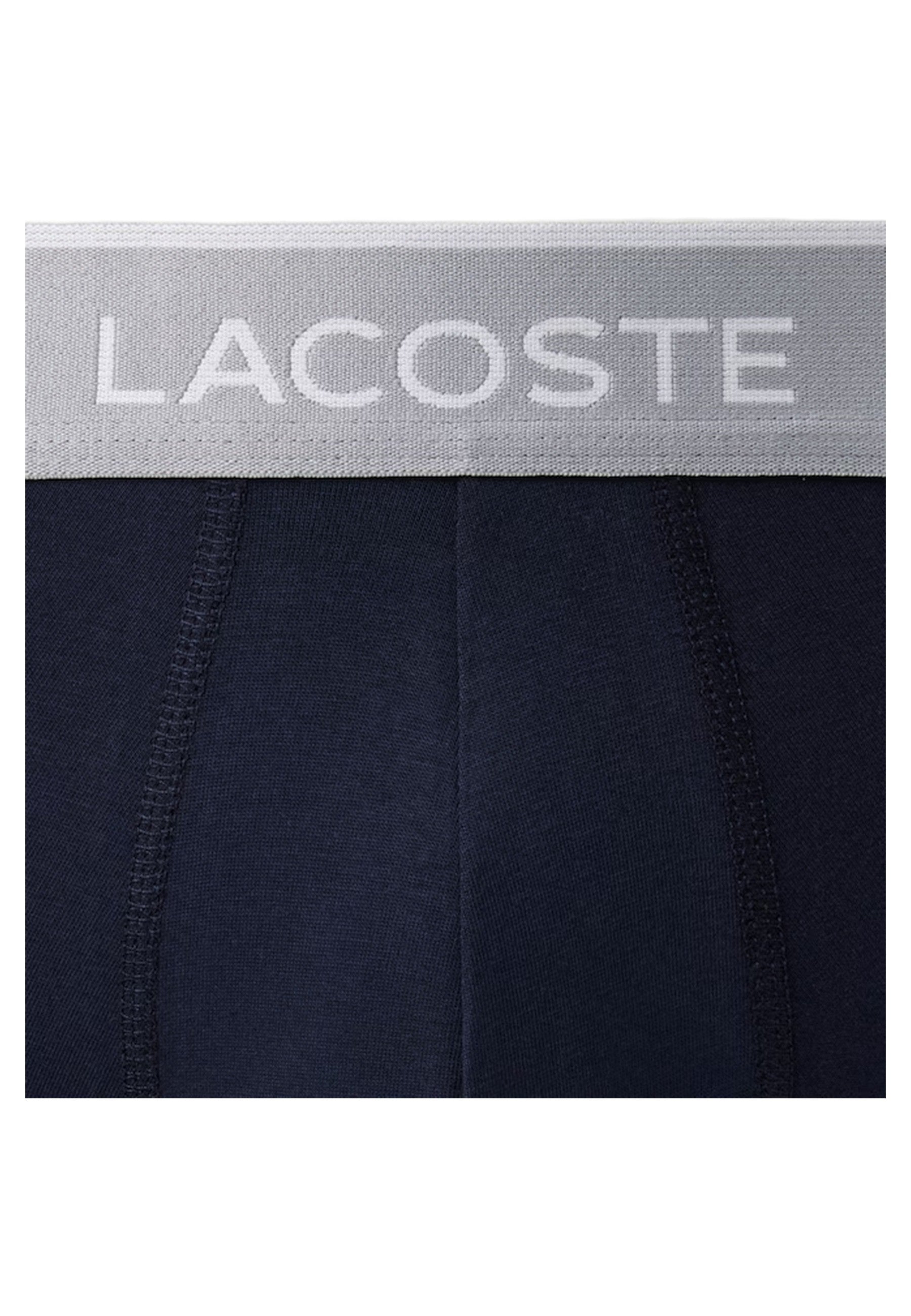 TRIPACK BOXERS LACOSTE MARINO COTTON TRUNK