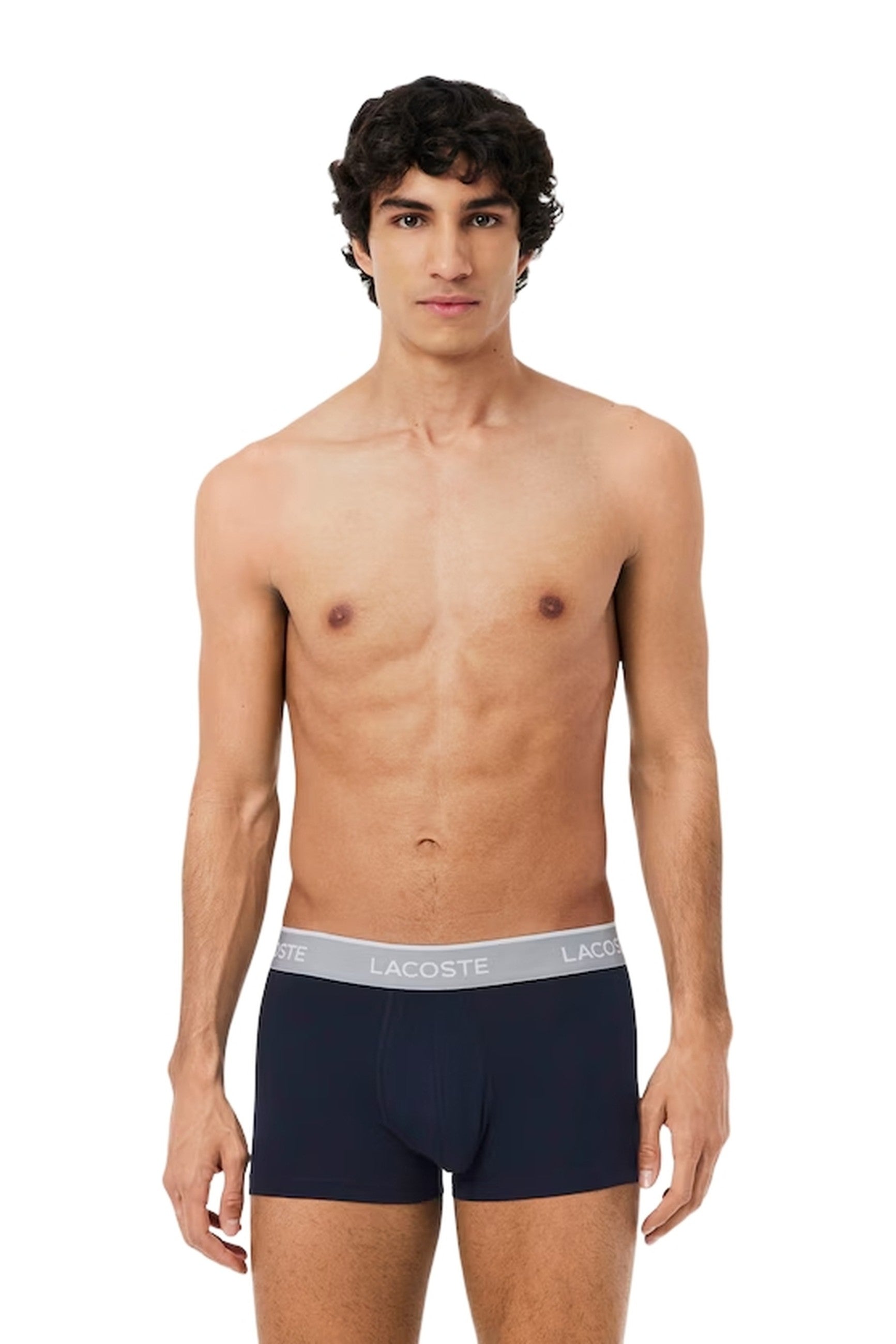 TRIPACK BOXERS LACOSTE MARINO COTTON TRUNK